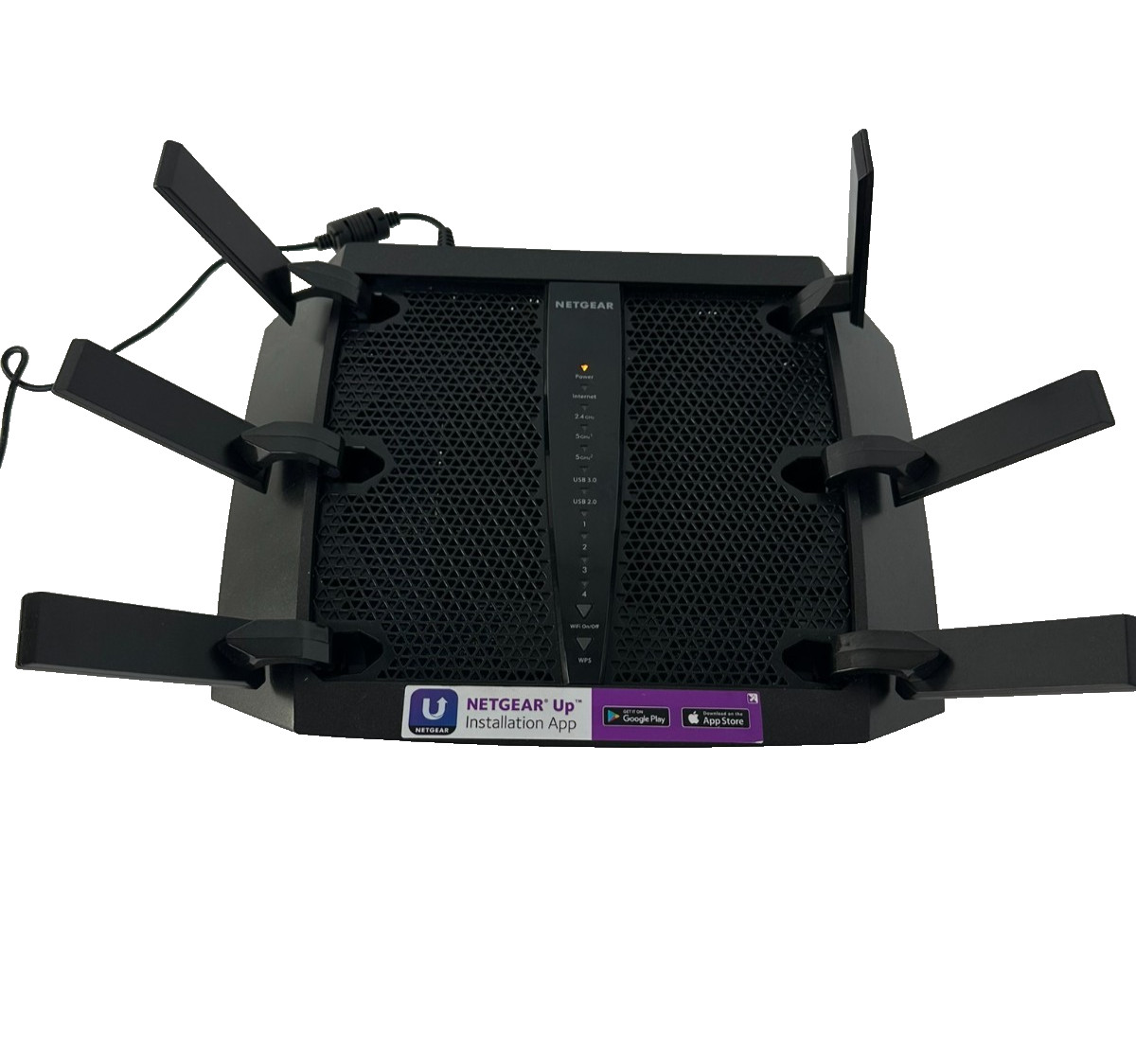 NETGEAR R8000P Wireless Router Nighthawk X6S AC4000 Tri Band WiFi Power Tested