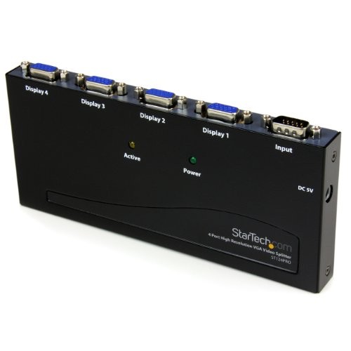 Startech IT ST124PRO 4 Port VGA Video Splitter 350MHz