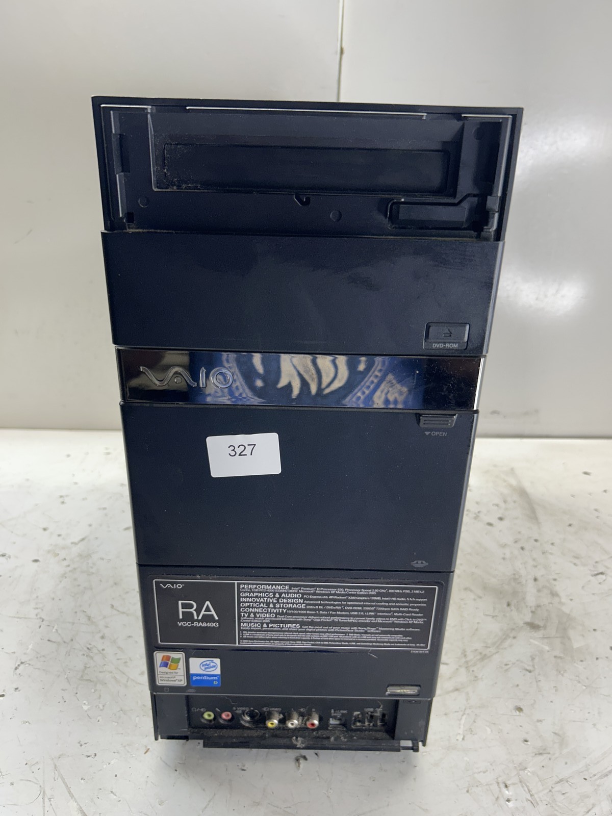 Sony PCV-A31L Intel Pentium D 2.80GHz 512MB NO HDD