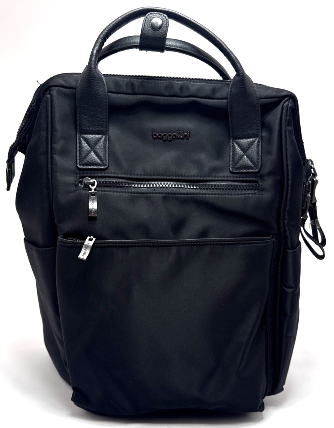 Baggallini SoHo Laptop Backpack RFID Protected Fits 16" Laptop Black