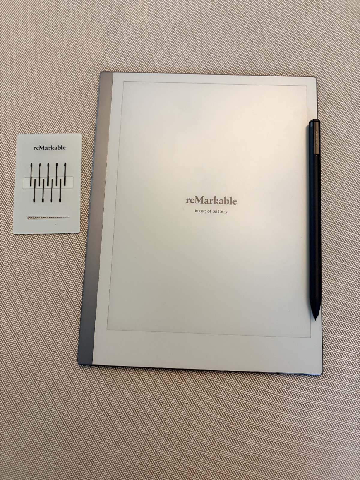 reMarkable 2 Digital Paper Tablet + Marker Plus & Replacement Tips – Barely Used