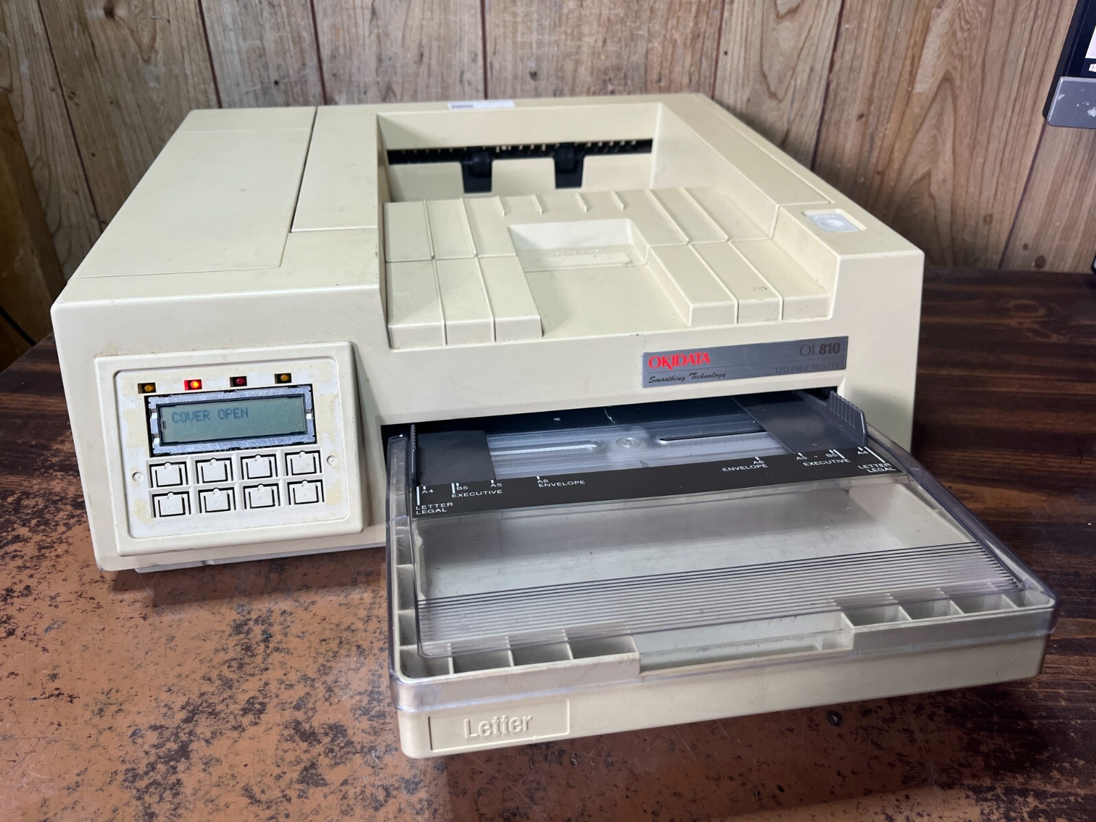 Vintage Retro Okidata Led Page Printer Model OL810
