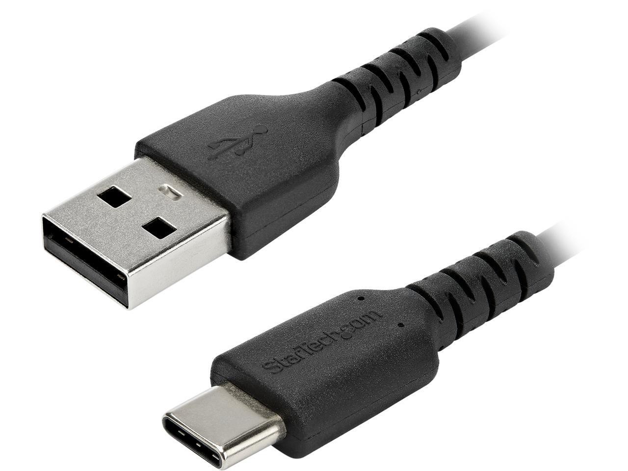 StarTech.com RUSB2AC2MB 2m (6.56 ft.) USB A to USB C Cable - High Quality USB 2.