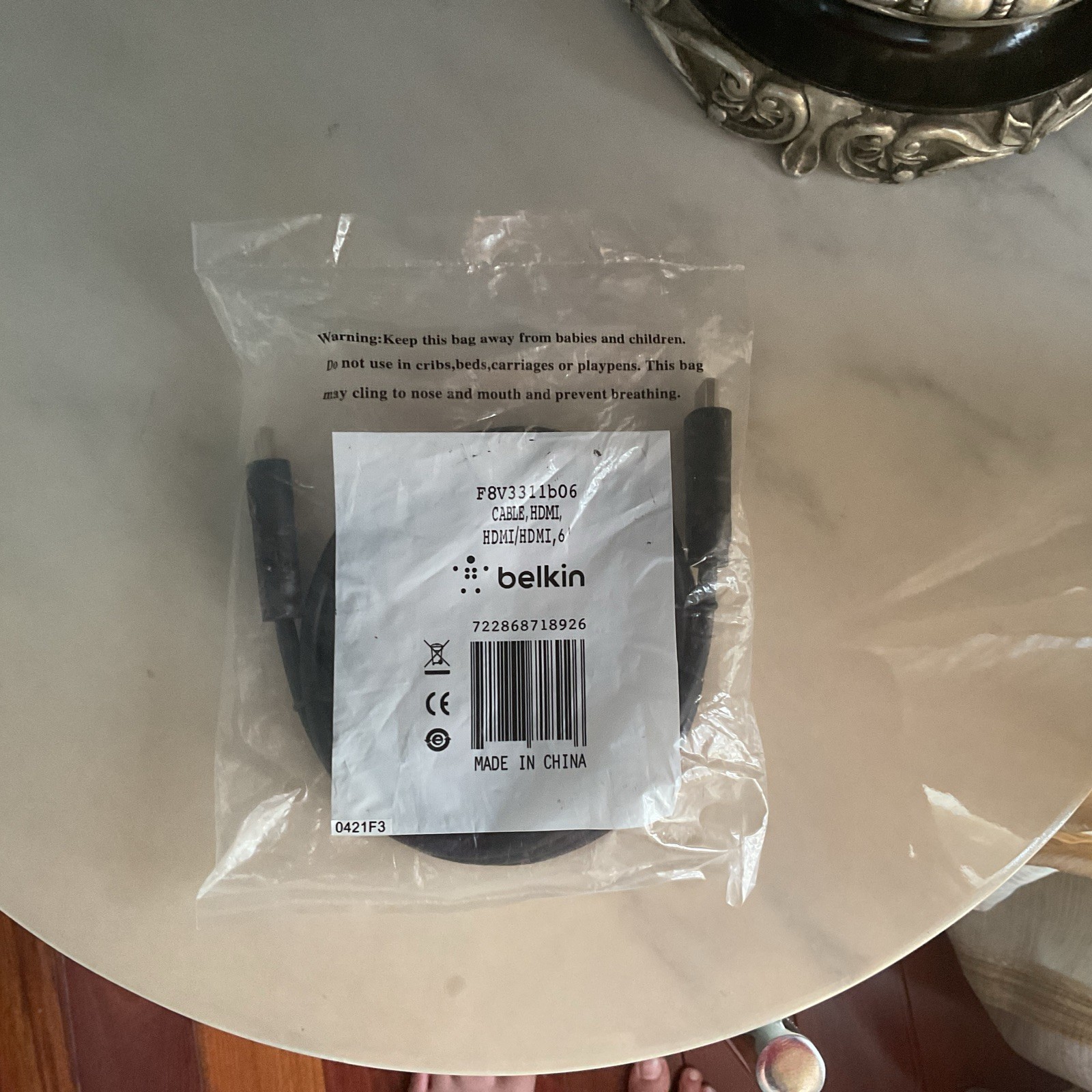 Belkin F3H982-10 HDdb15M/HDdb15M VGA Monitor Replacement Cable (10 feet)