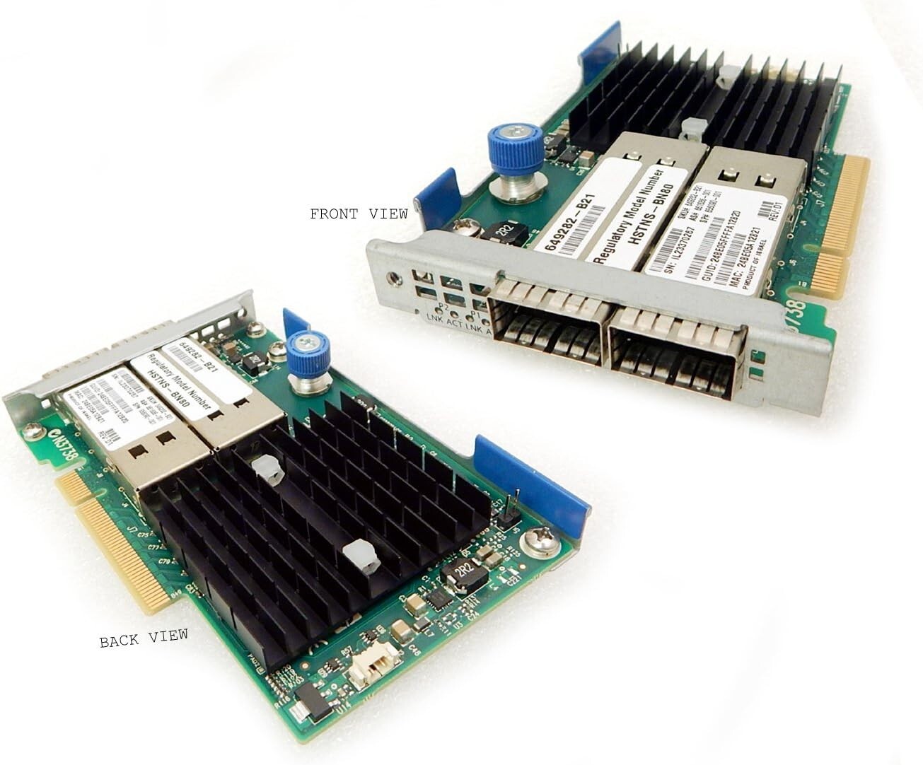 HP 656090-001 Infiniband Fdr By En 10 By 40Gb Dual Port 544Flrqsfp Pcie X8 USA
