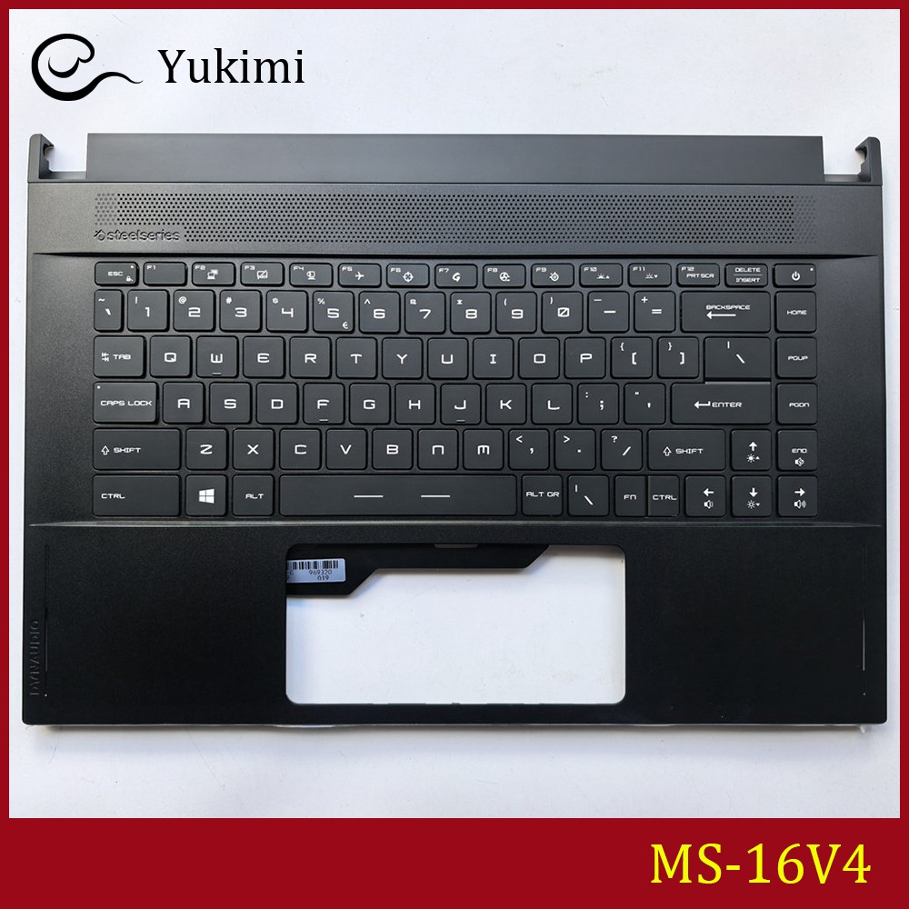 MS-16V4 FOR MSI GS66 P66 WS66 Blue C Shell Cover Upper Palmrest Keyboard