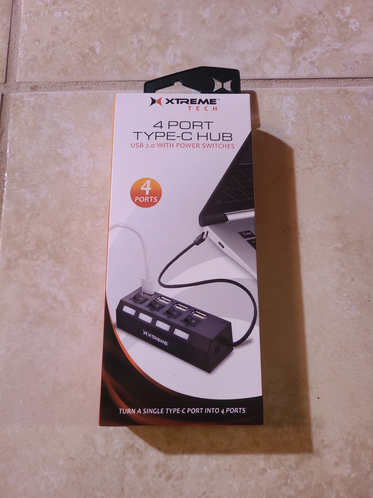 4 Port Type-C Hub ● USB 2.0 with Power Switches