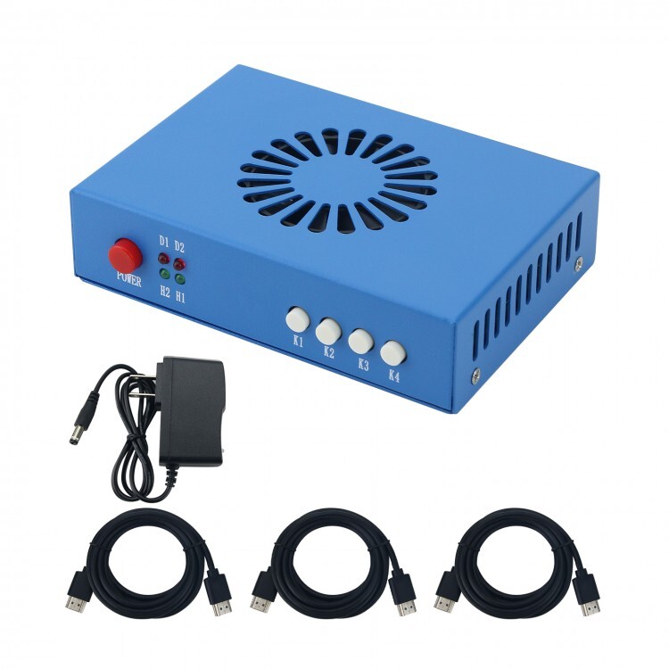 CapDMA Video Overlay Box + CaP75T DMA Board + KMBOX NET Keyboard Mouse Box Kit