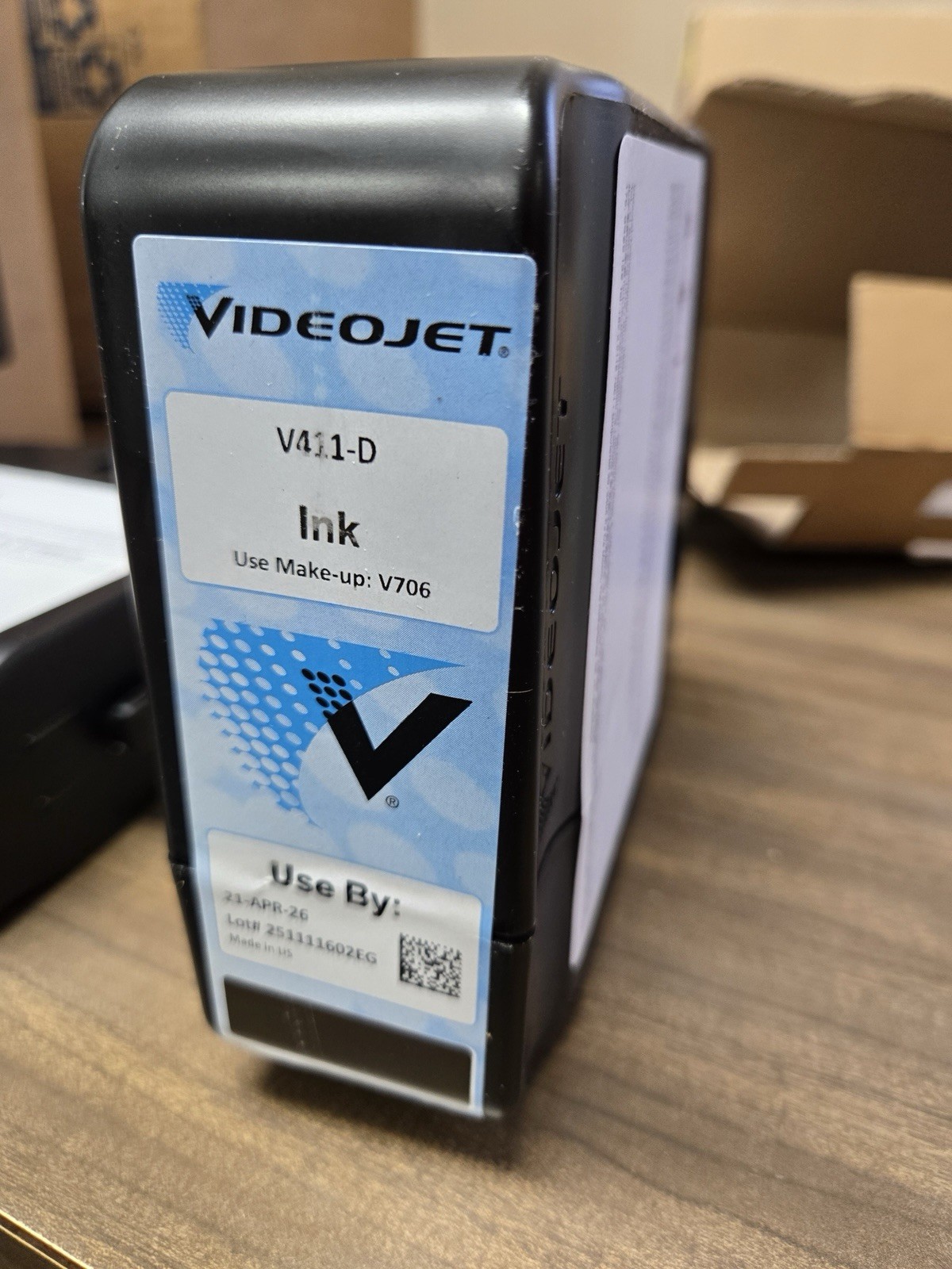 Videojet V411-D Continuous Printer V706 Expired Exp 04-21-2026