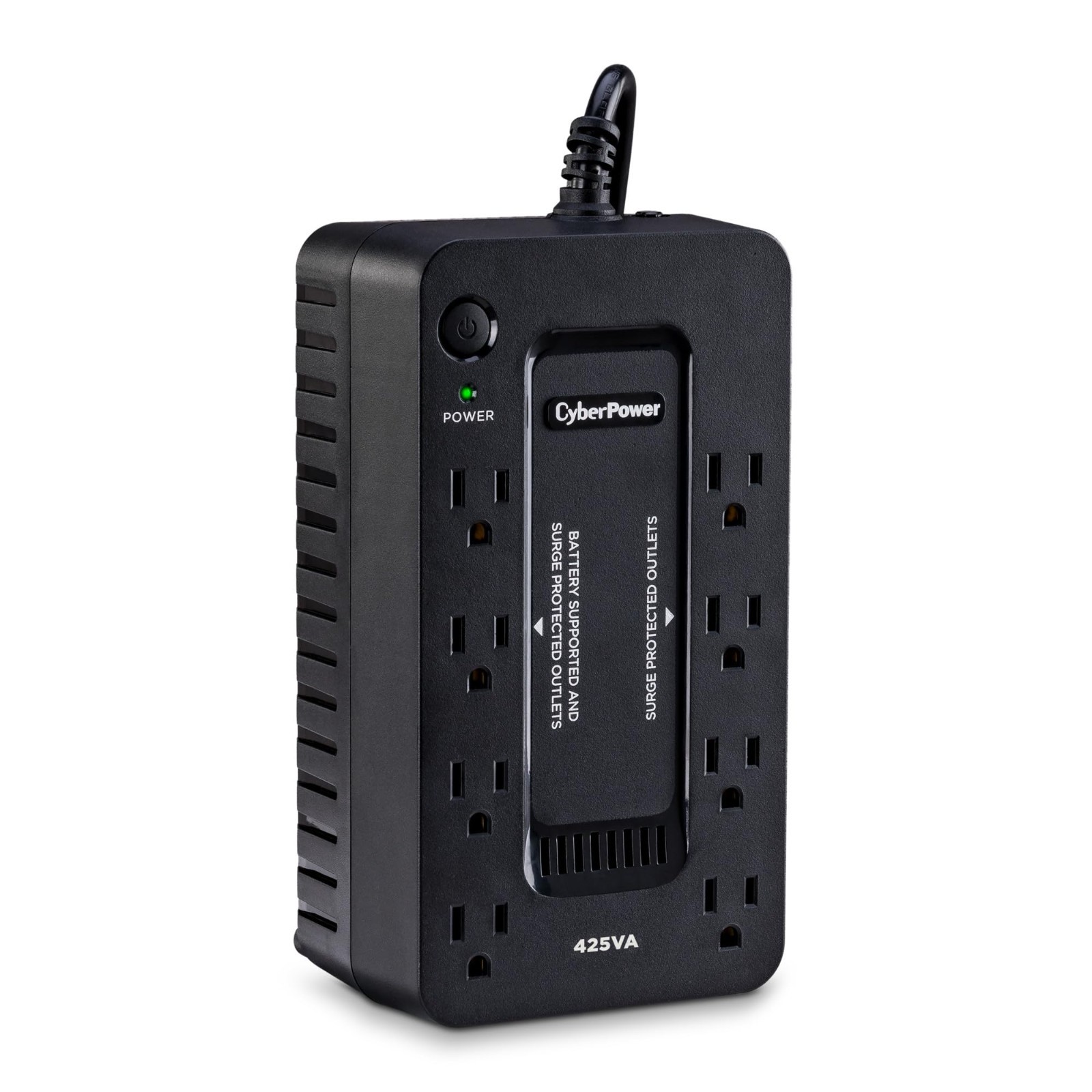 Standby UPS Battery Backup & Surge Protector - 425VA Power Supply, Compact Desig