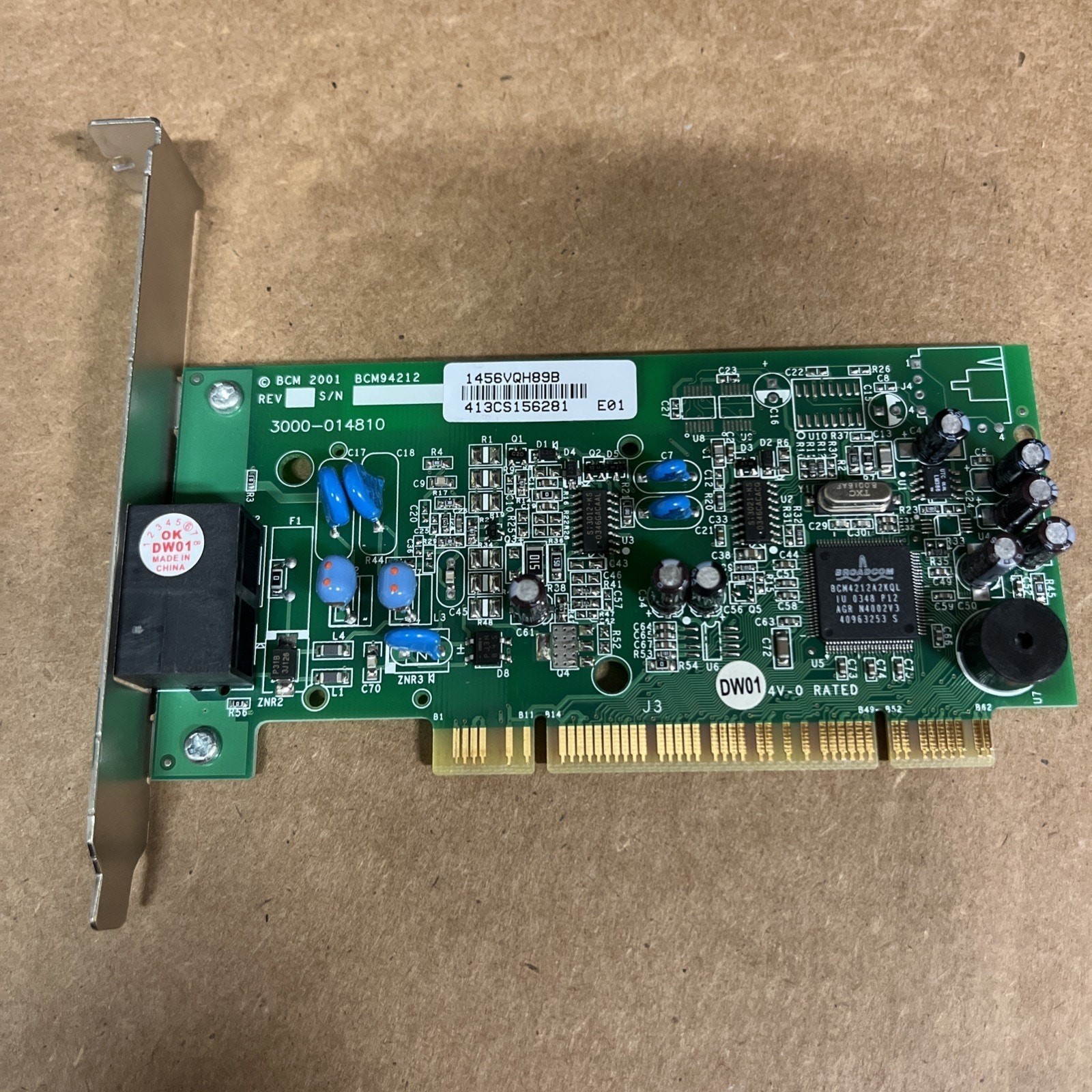 Broadcom PCI Modem Model:BCM94212/U