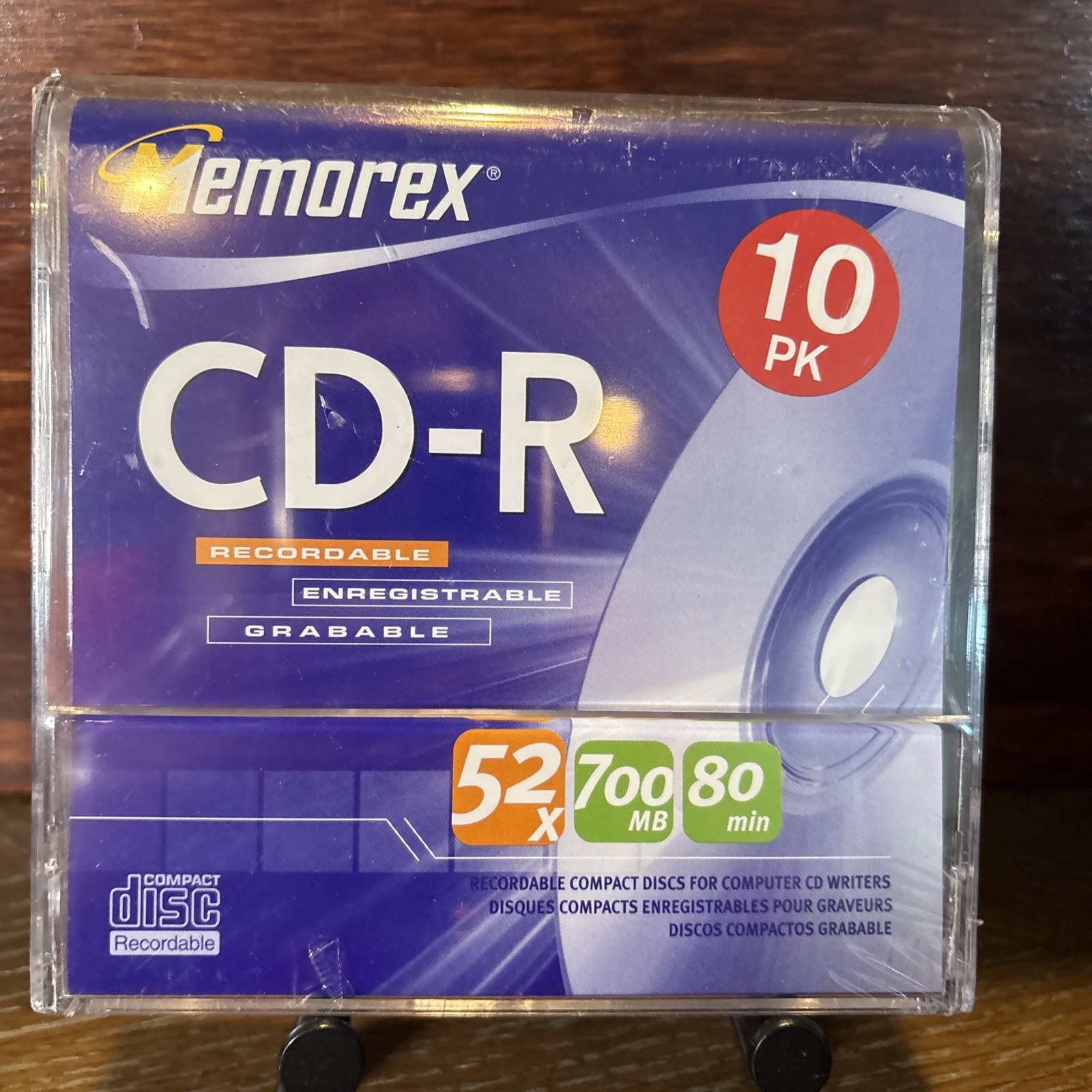 Memorex | 10PK CD-R 52X 700MB 80min 10 pack CD-R Discs, Brand New (Bin 7)