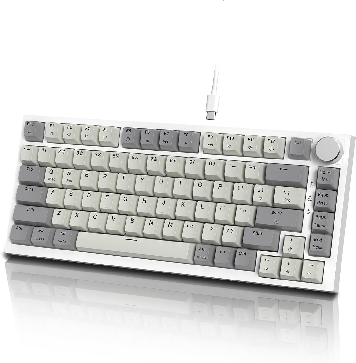 ATTACK SHARK K85 75% Wired  Mechanical Rapid Trigger Keyboard Magnetic Switch