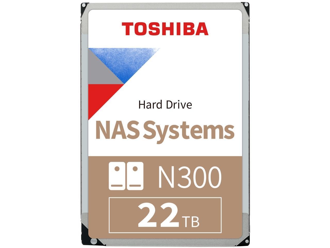 TOSHIBA Hard Drive HDWG62CUZSVA 22TB 7200 RPM 512MB Cache