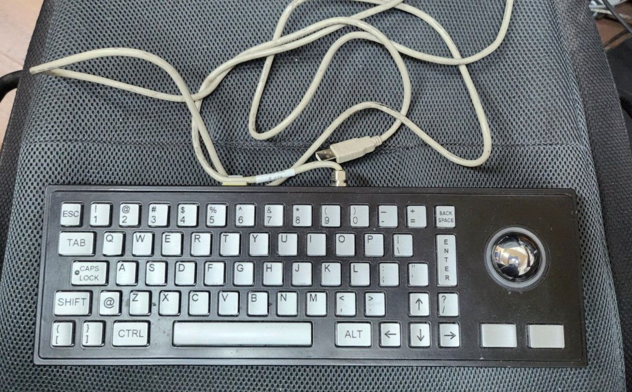 Operator Interface Technology QVP 9000 Series Q9000A USB Keyboard with Trackball