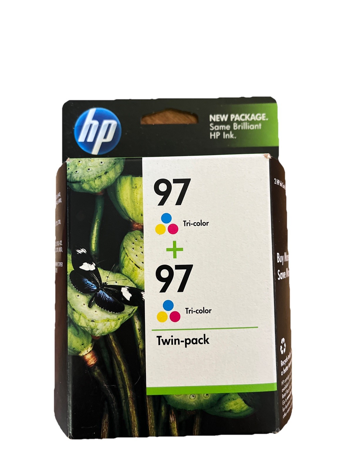 Genuine HP 97 Tri-Color Twin Pack Ink 2- Cartridges Genuine 