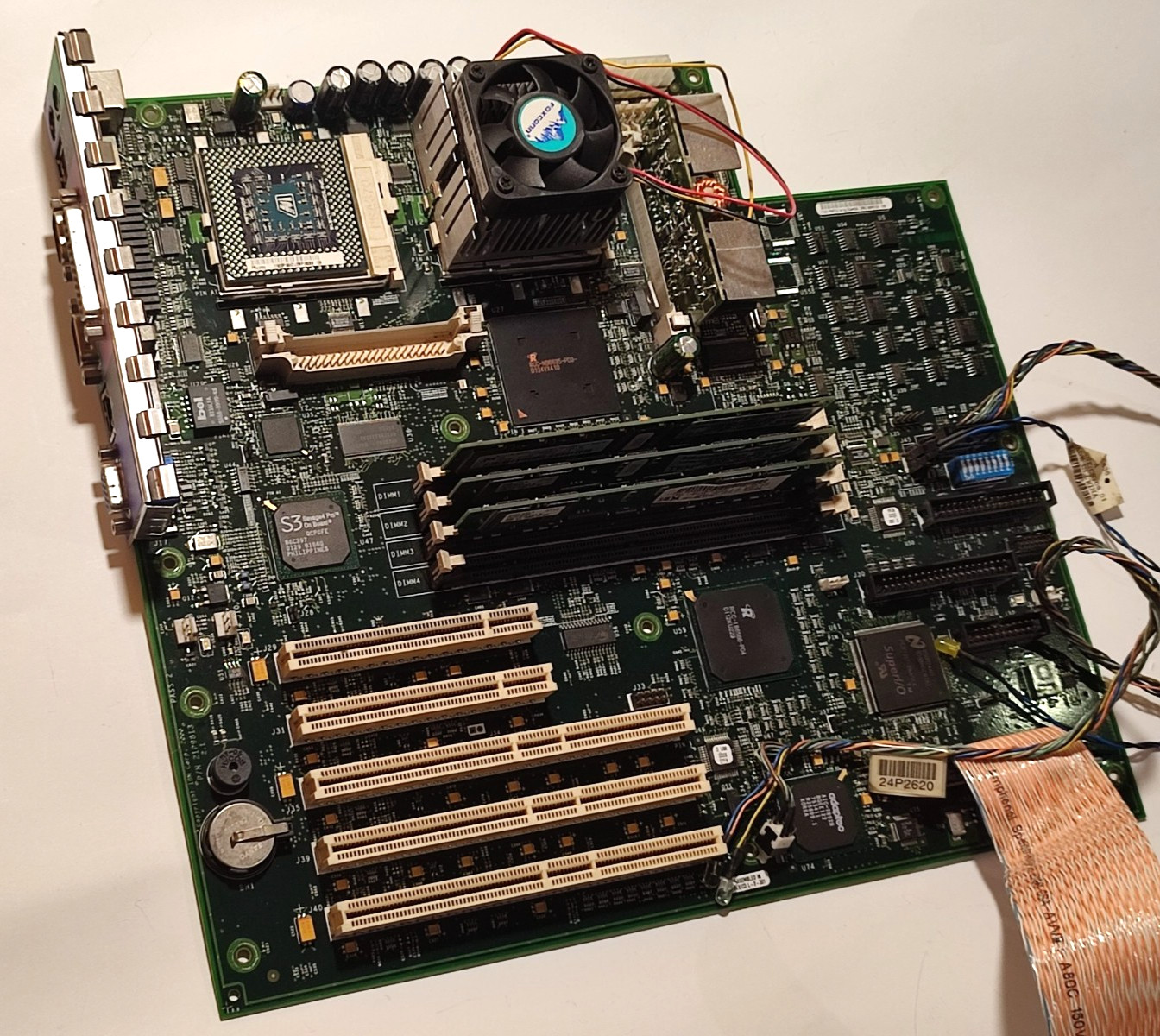 IBM eServer X220 06P6124 Dual Socket 370 Motherboard Pentium III 1.0GHz + 512MB