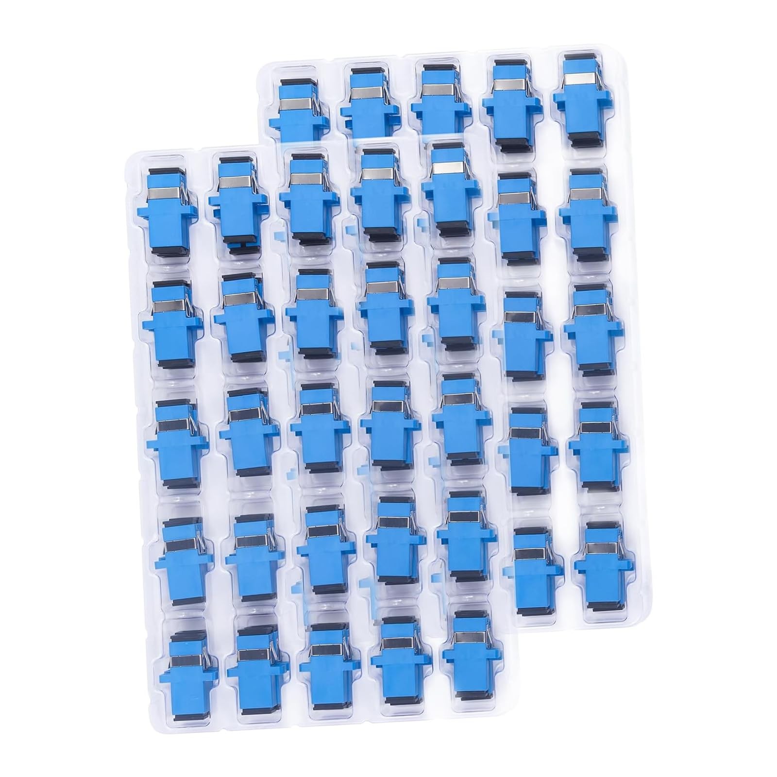 100 PCS SC To SC UPC Fiber Optical Coupler Adapter Connector Singlemode