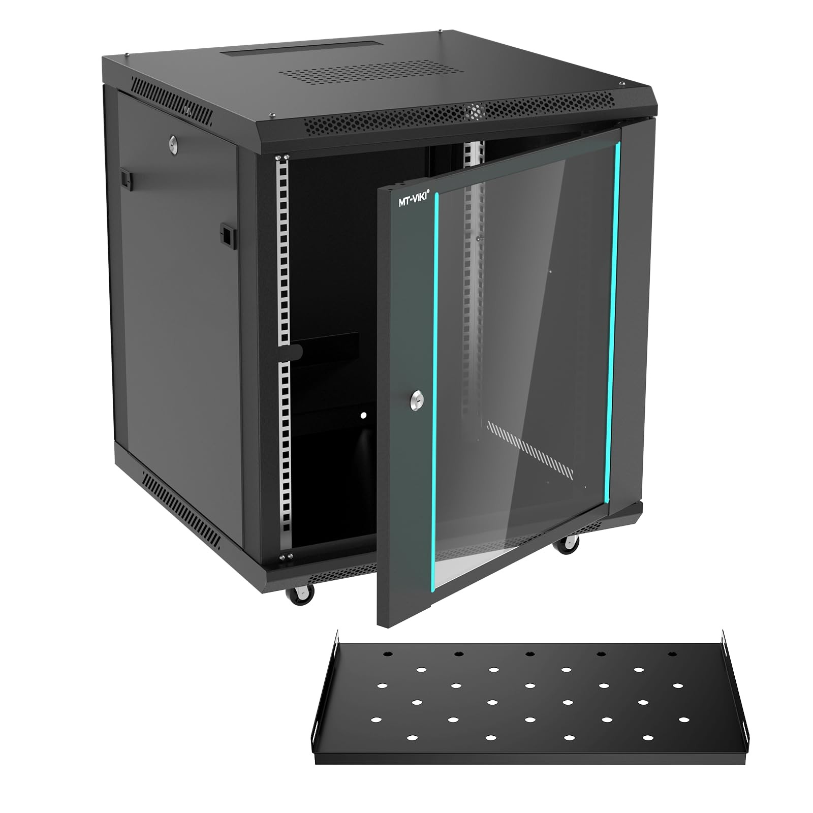 12U 23.6 Deep Vented Server Cabinet