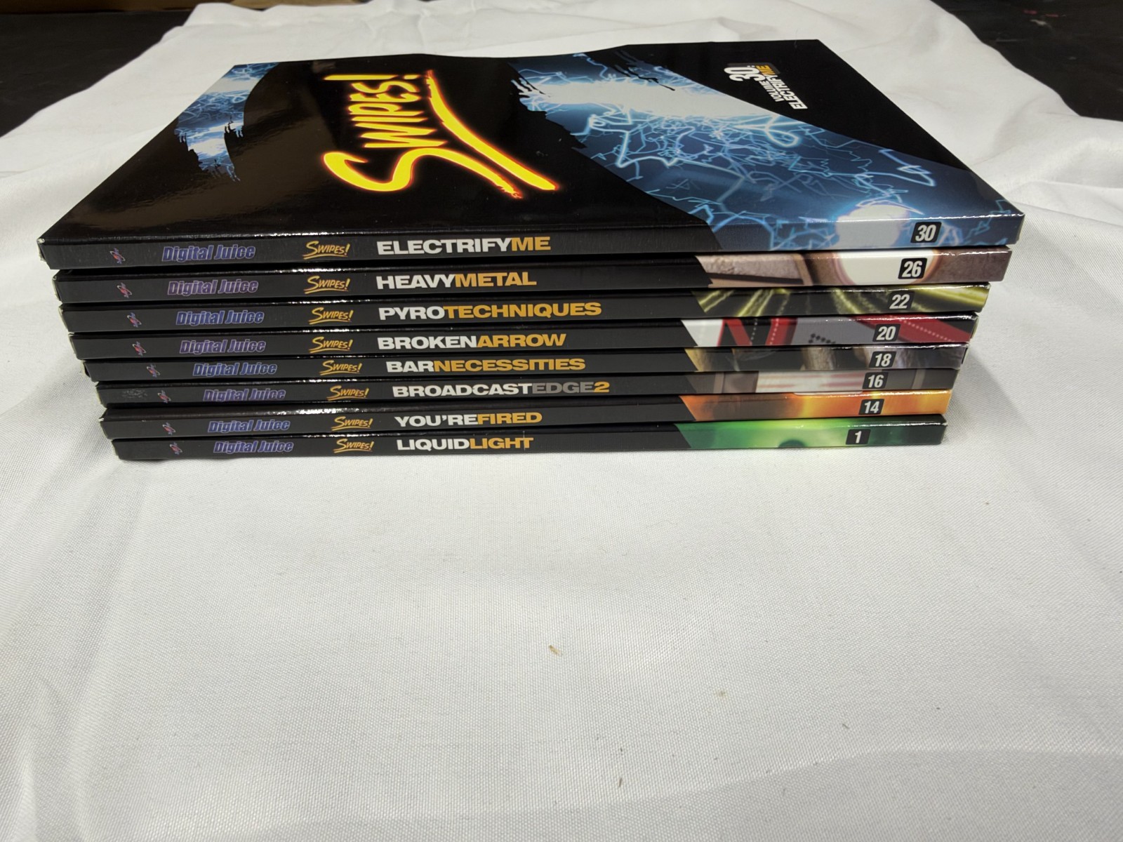Digital Juice Swipes Motion Graphics Transitions DVD Lot of 8 Video Editing