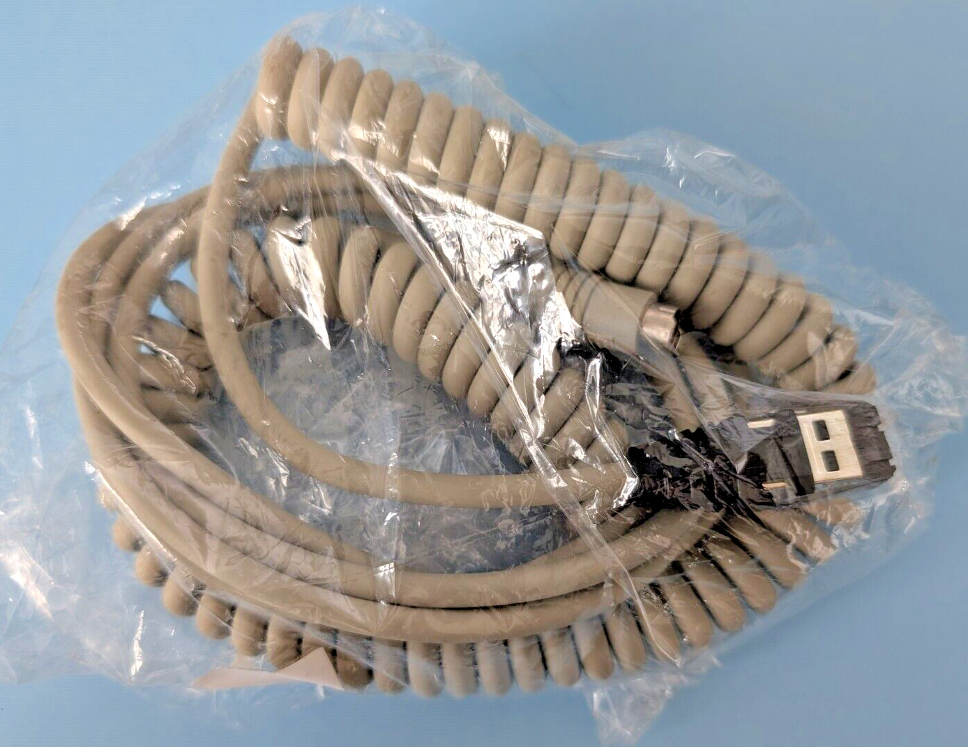 IBM Model M Keyboard Cable Coiled with SDL to PS/2 Connector UNICOMP - NEW