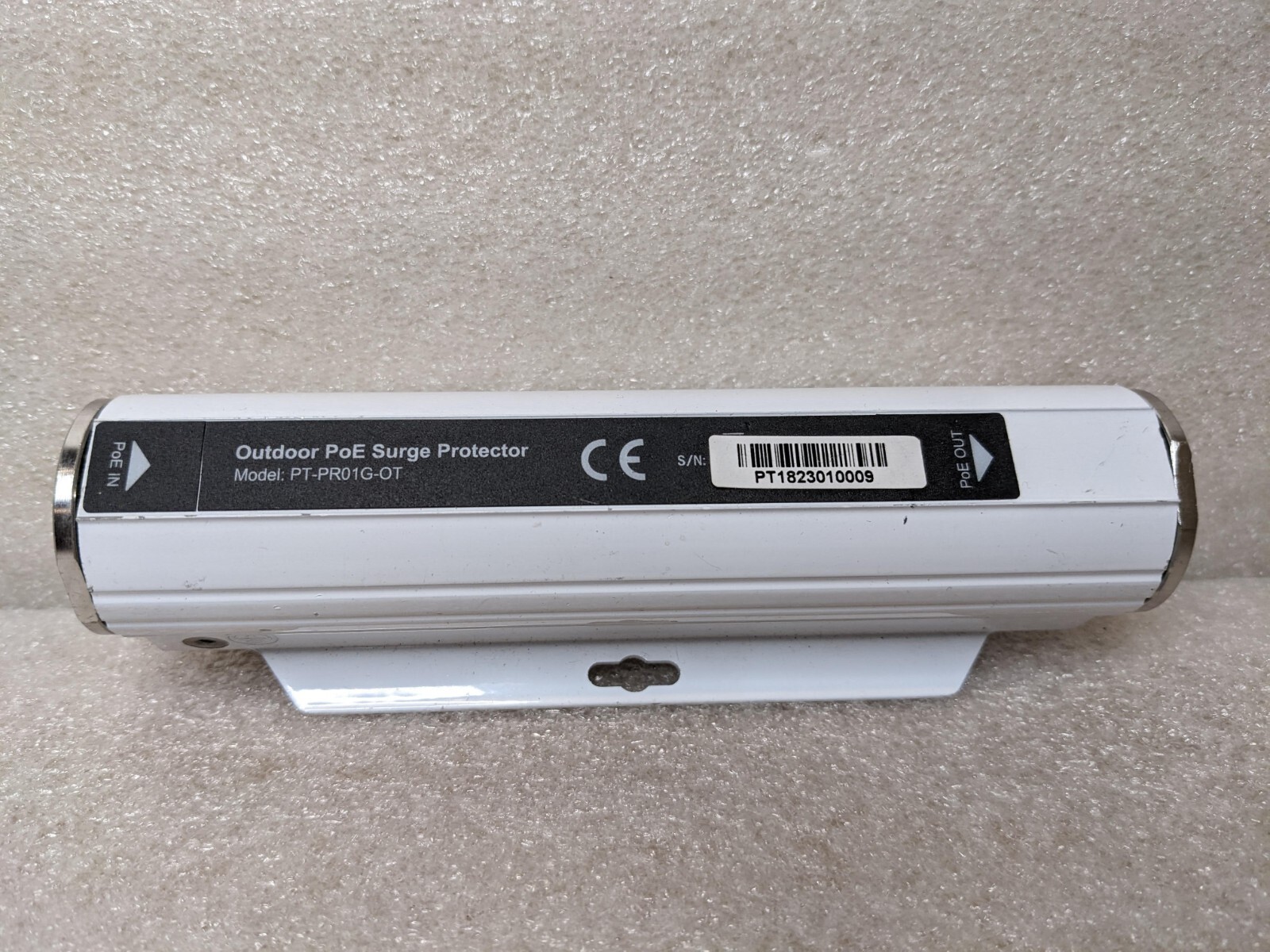 Procet Single Port Gigabit Power Over Ethernet Poe Surge Protectorlightning Arre