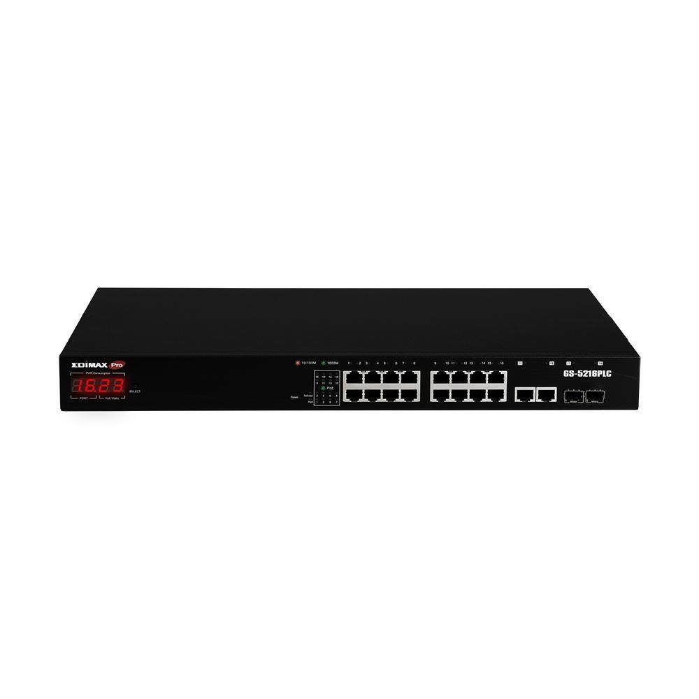 Edimax GS-5216PLC network switch Managed Gigabit Ethernet (10/100/1000) Power