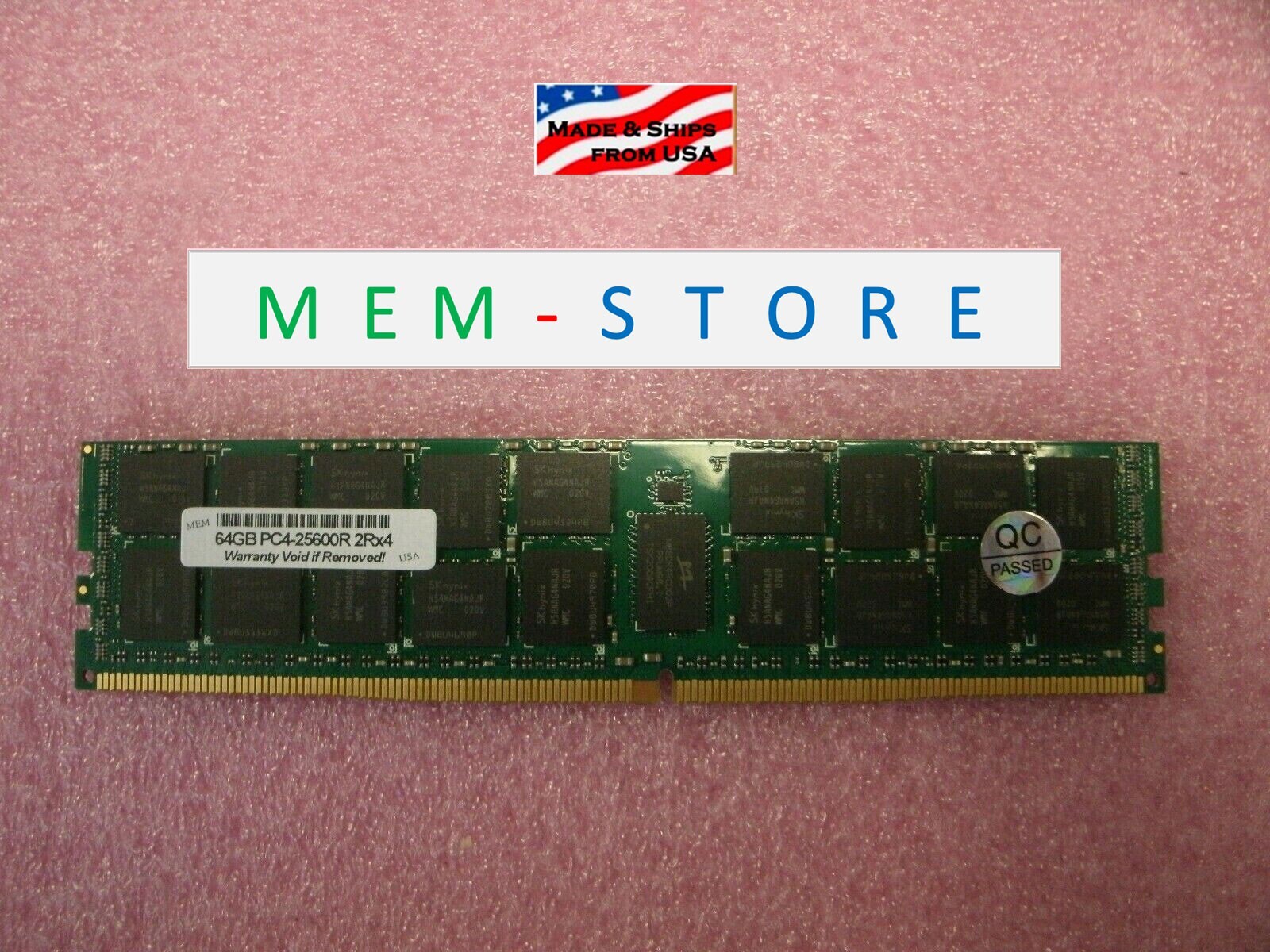 64GB RDIMM DDR4 3200MHz 2Rx4 RAM Compatible for Asus RS500A-E10-RS12U Server