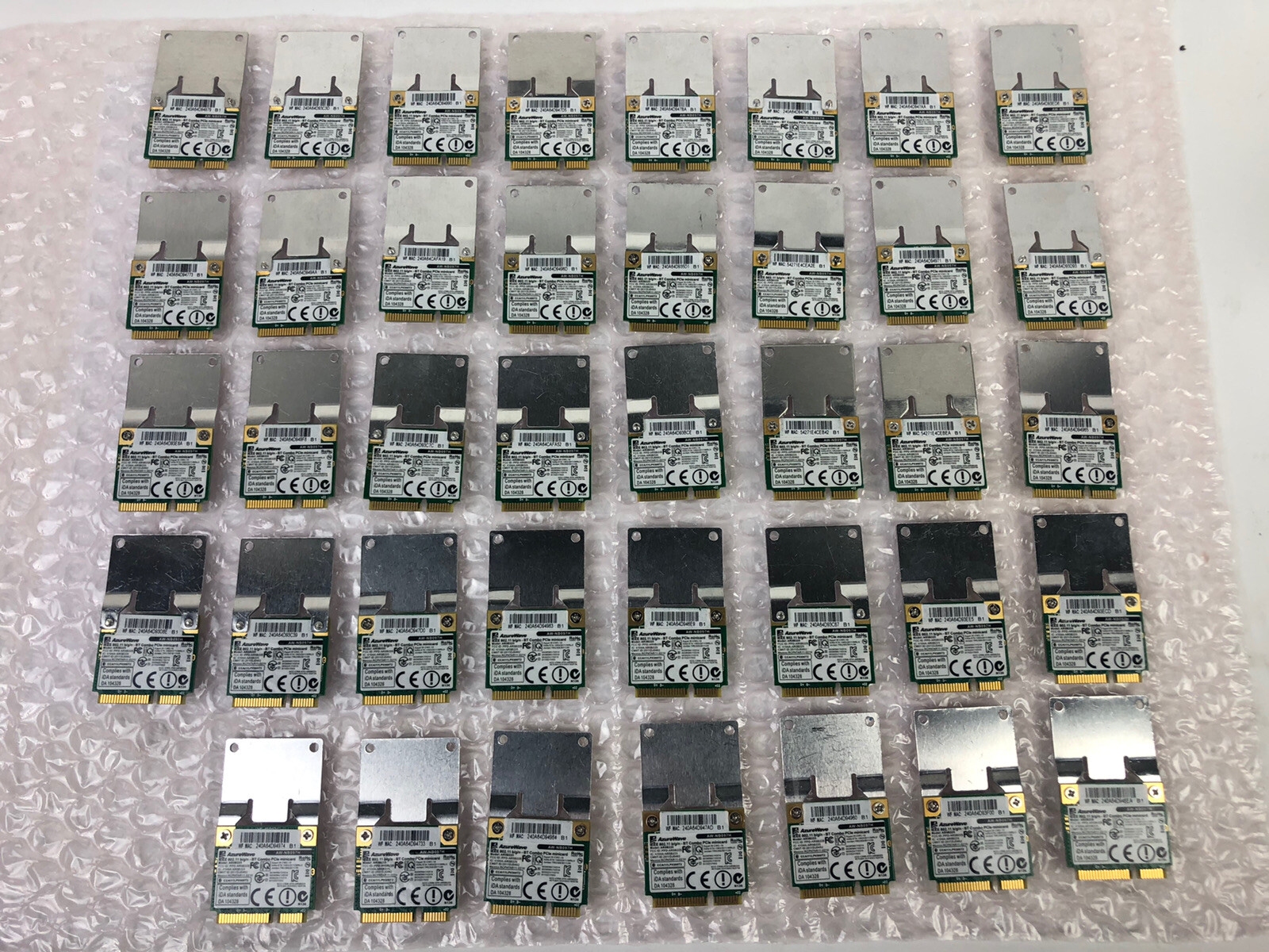 Azurewave Aw-nb126h Aw-nb100h Aw-nb097h Ar9485 Ar5b225 Wi-Fi Card Lot Of 39 (T8)