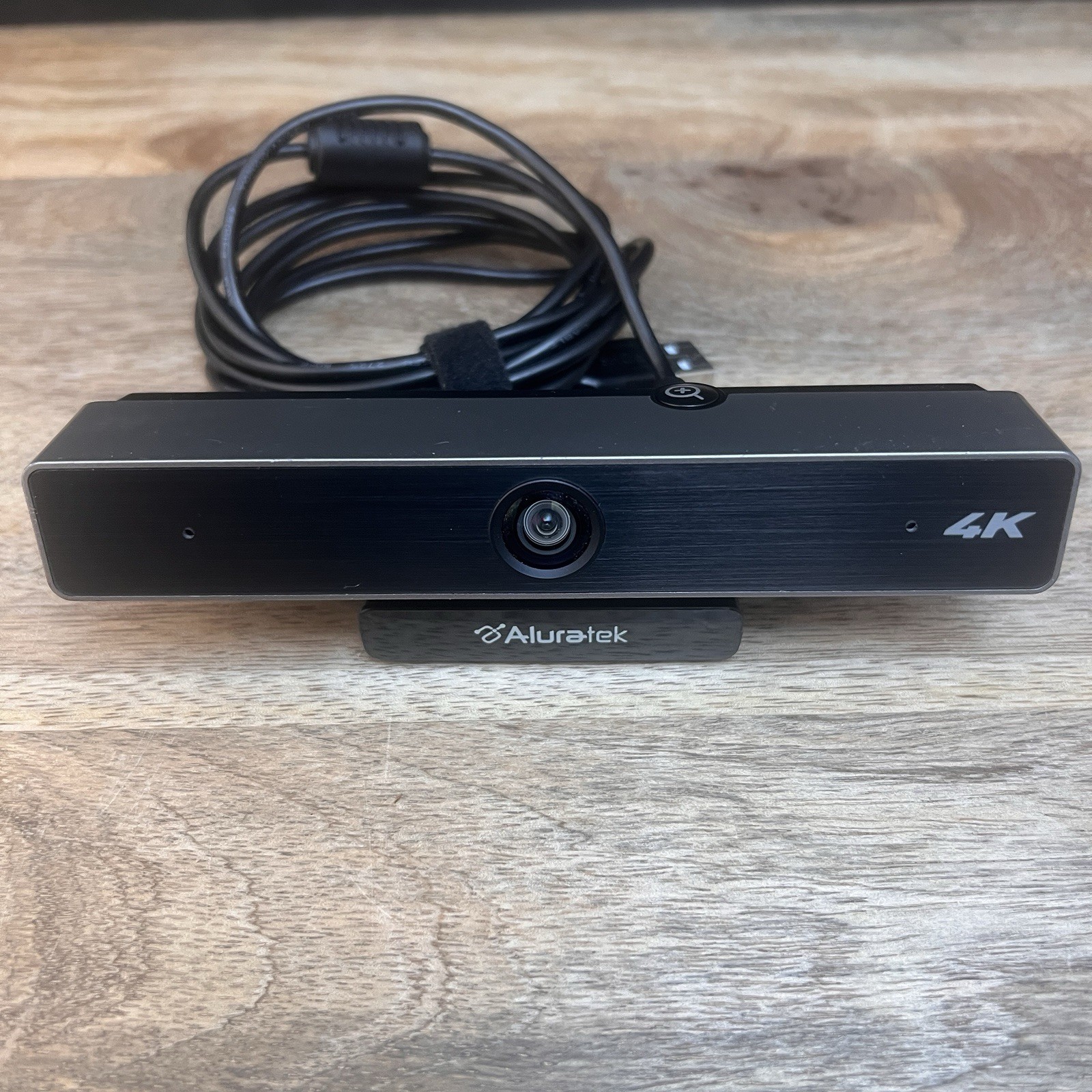 Aluratek 4K HD Webcam Model AWC4KF w/ Cable ~ Tested, Works Well
