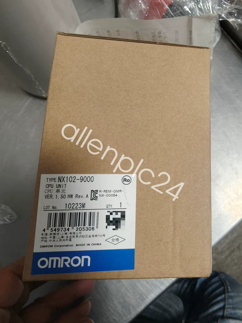 1PCS Omron NX102-9000 CPU Unit NEW FedEx or DHL