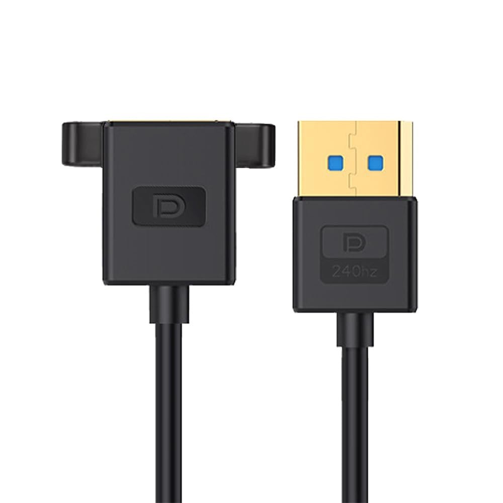 DisplayPort 1.4 Ultrafine DP Male To Female Extension Cable 8K 4K 30cm