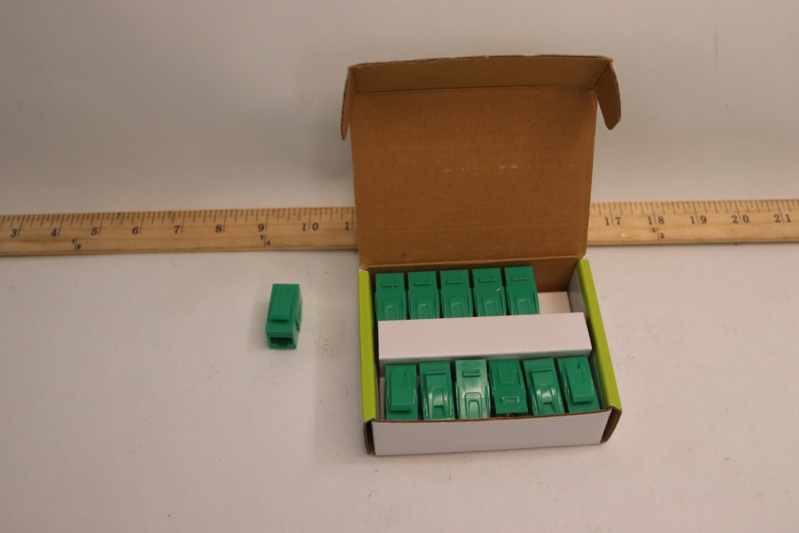 (12-Pk) True Cable Cat6 RJ45 Inline Keystone Coupler Green