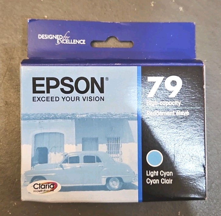 OEM Epson 79 Ink Cartridge Light Cyan EXP 03/2029
