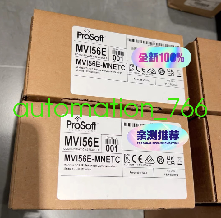 1PCS Brand new  Prosoft  MVI56E-MNETC PLC module shipping Via Fedex or DHL