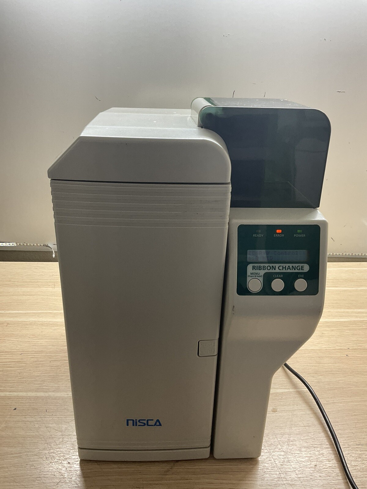 NISCA PR5350 DUAL-SIDED ID CARD PRINTER/ For Parts / Error Code / JUA520