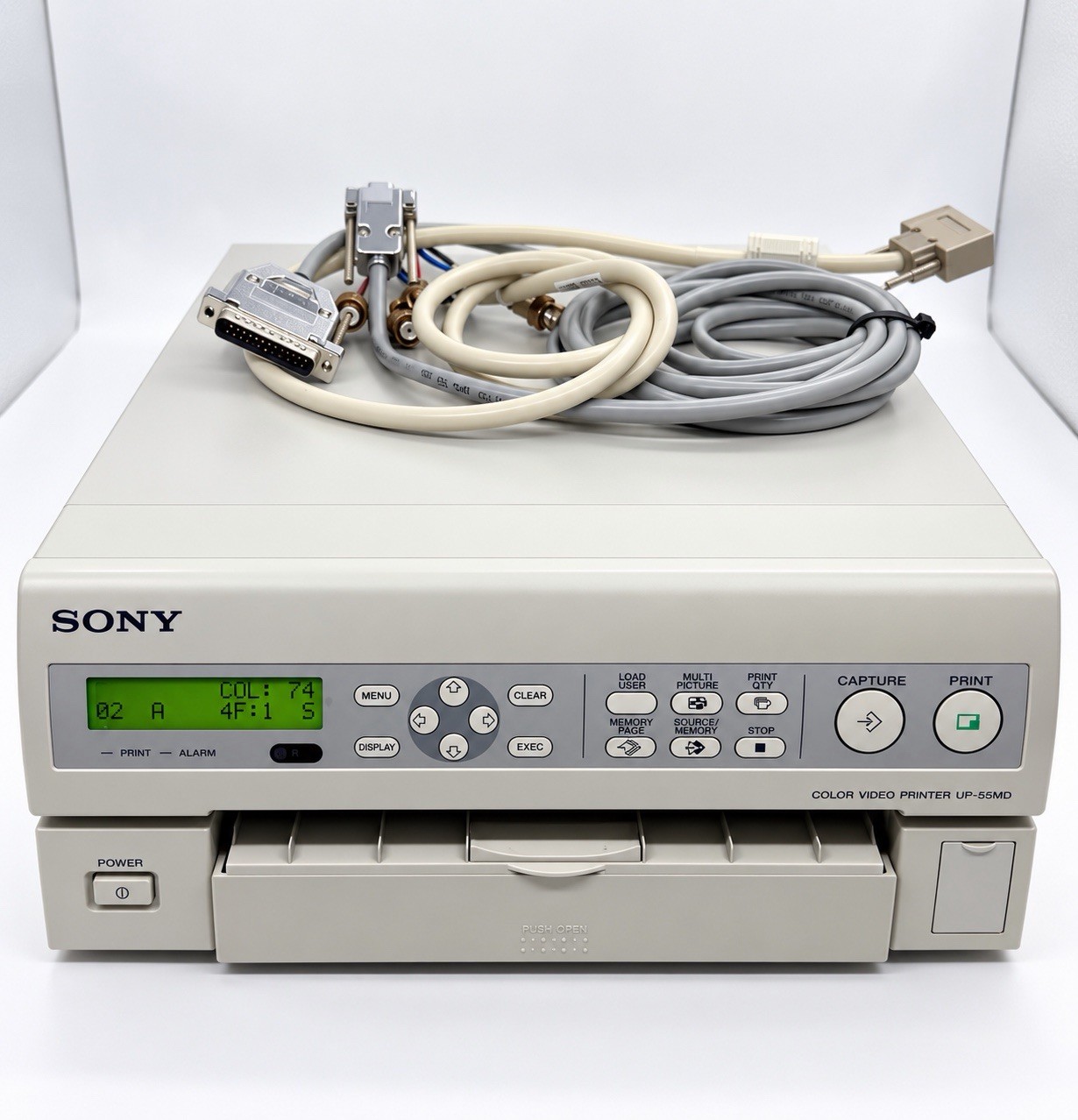 Sony UP-55MD/R Color Video Printer Medical Imaging w/ Cables Tested Power On