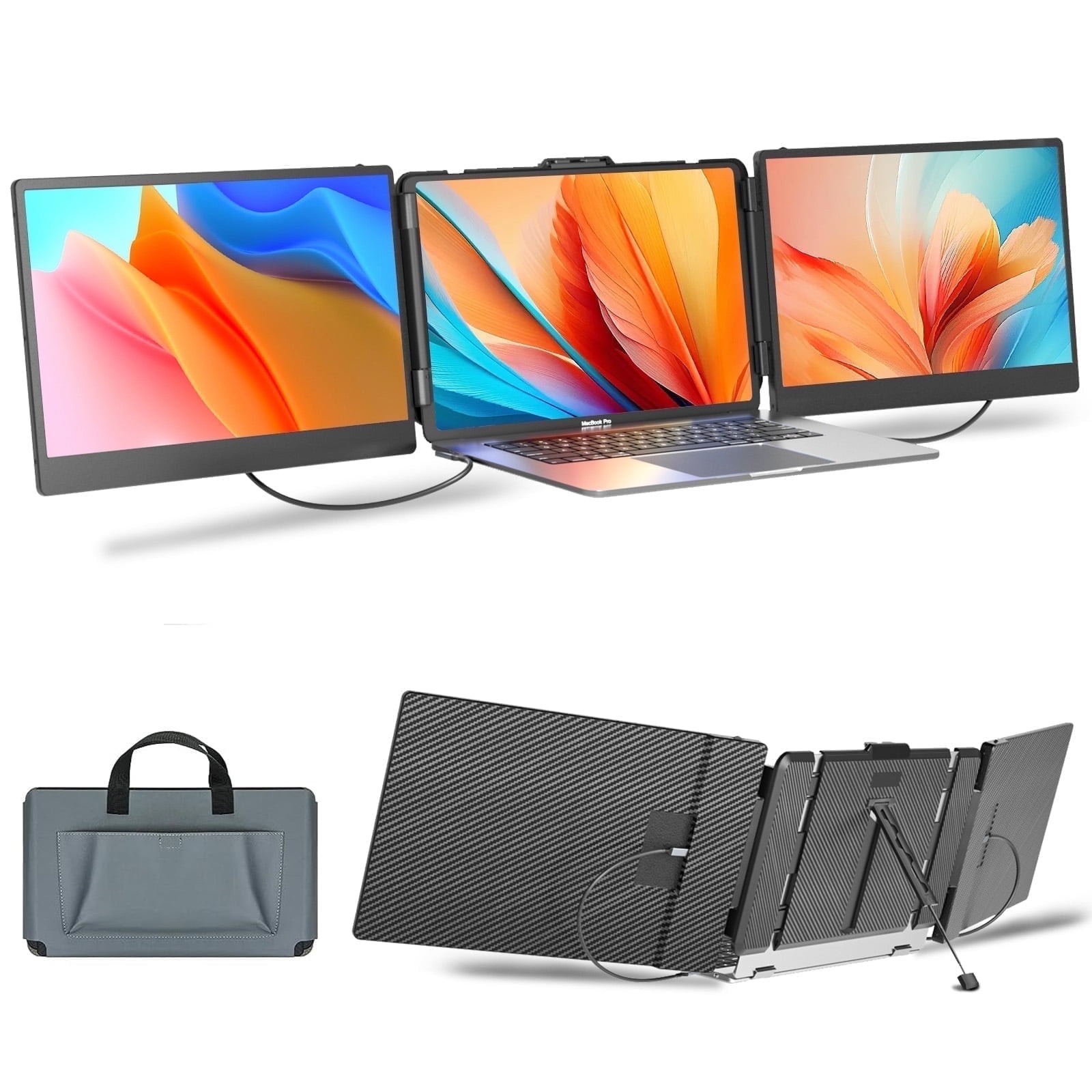 Portable Monitor Revolution S2 Laptop Screen Extender, 14-Inch IPS Full HD 1080P