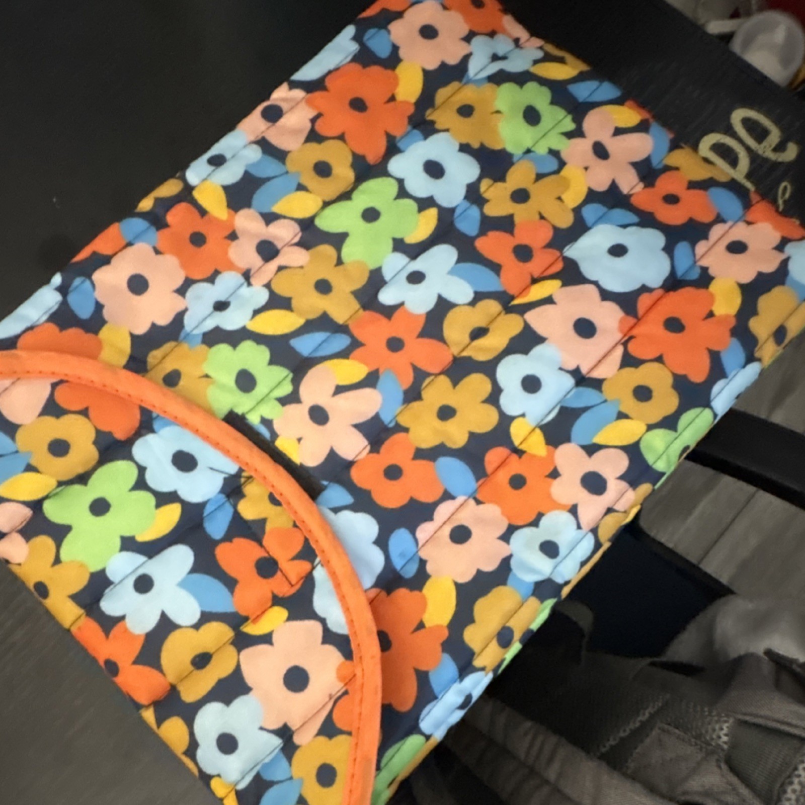 Multicolor Floral Padded Fabric laptop sleeve