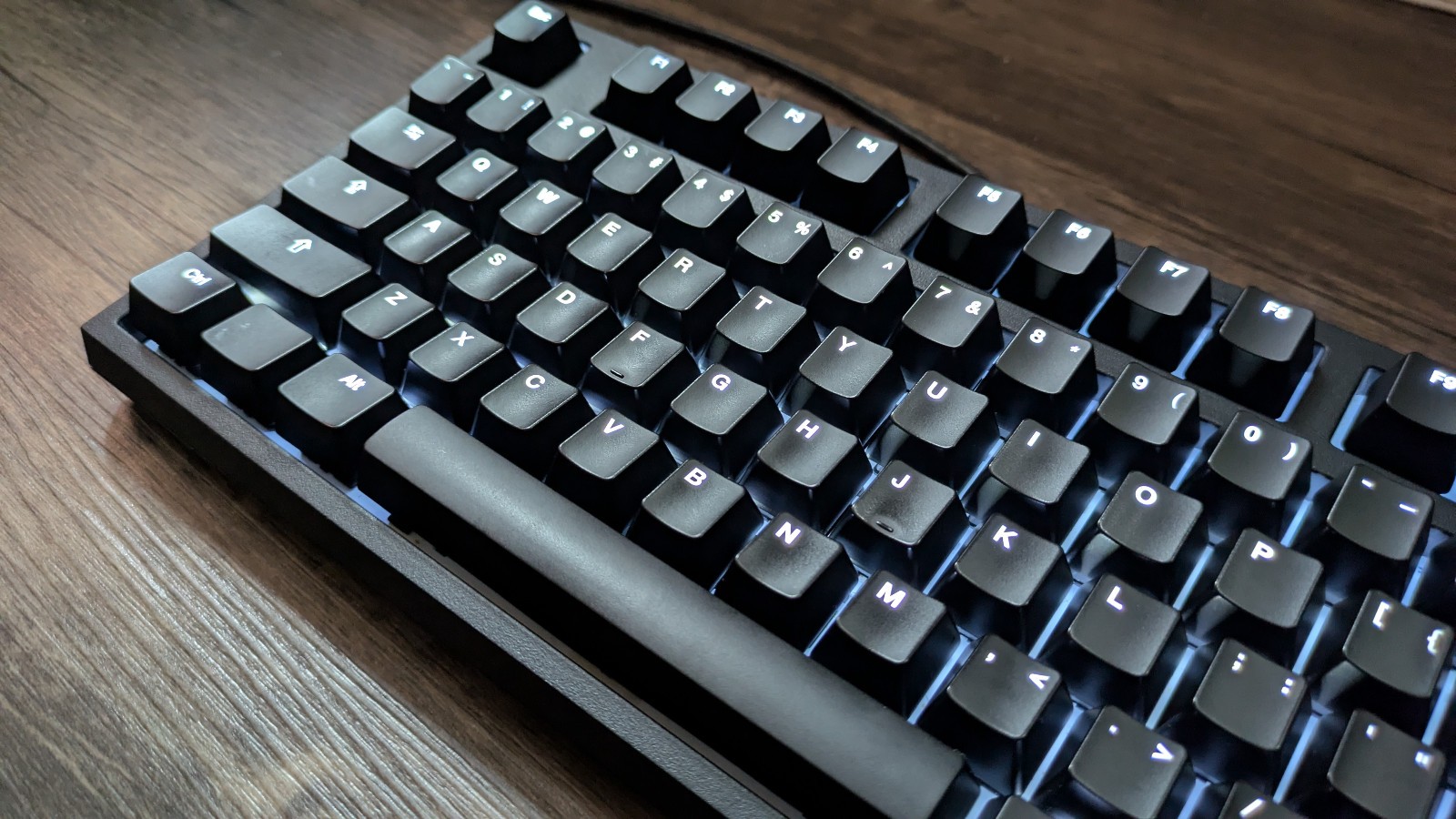 WASD Code Mechanical Keyboard Cherry MX Clear - with Key Puller (tested working)