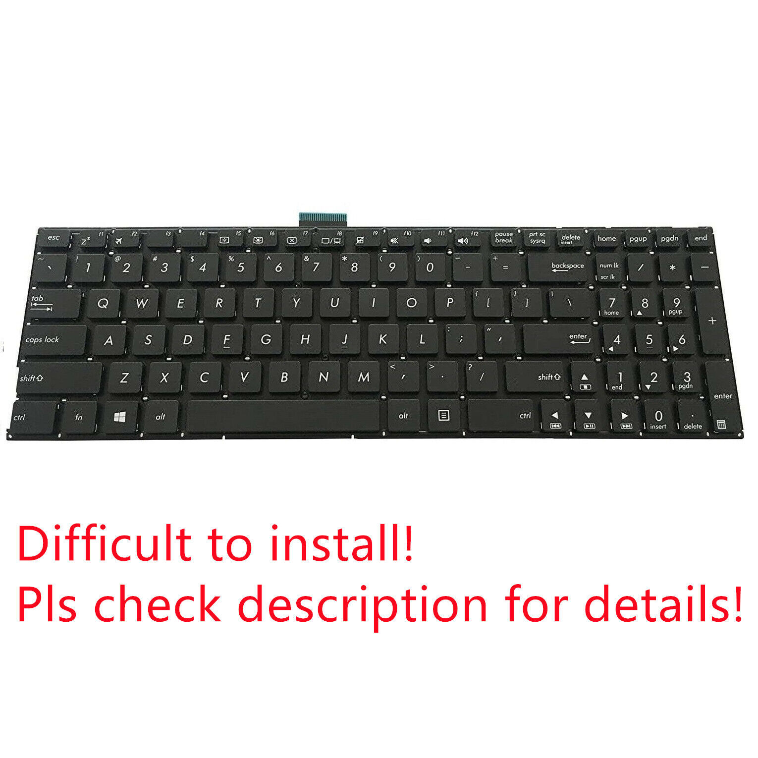 Original US Keyboard for ASUS X555SJ