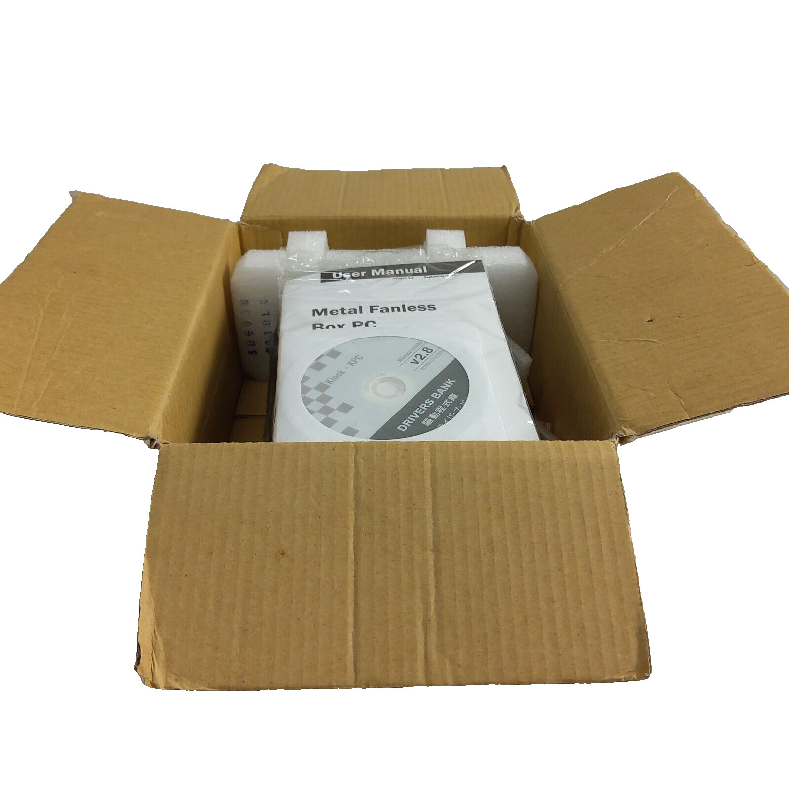 Tekvisions CPU160-001-01-A Metal Fanless Box PC