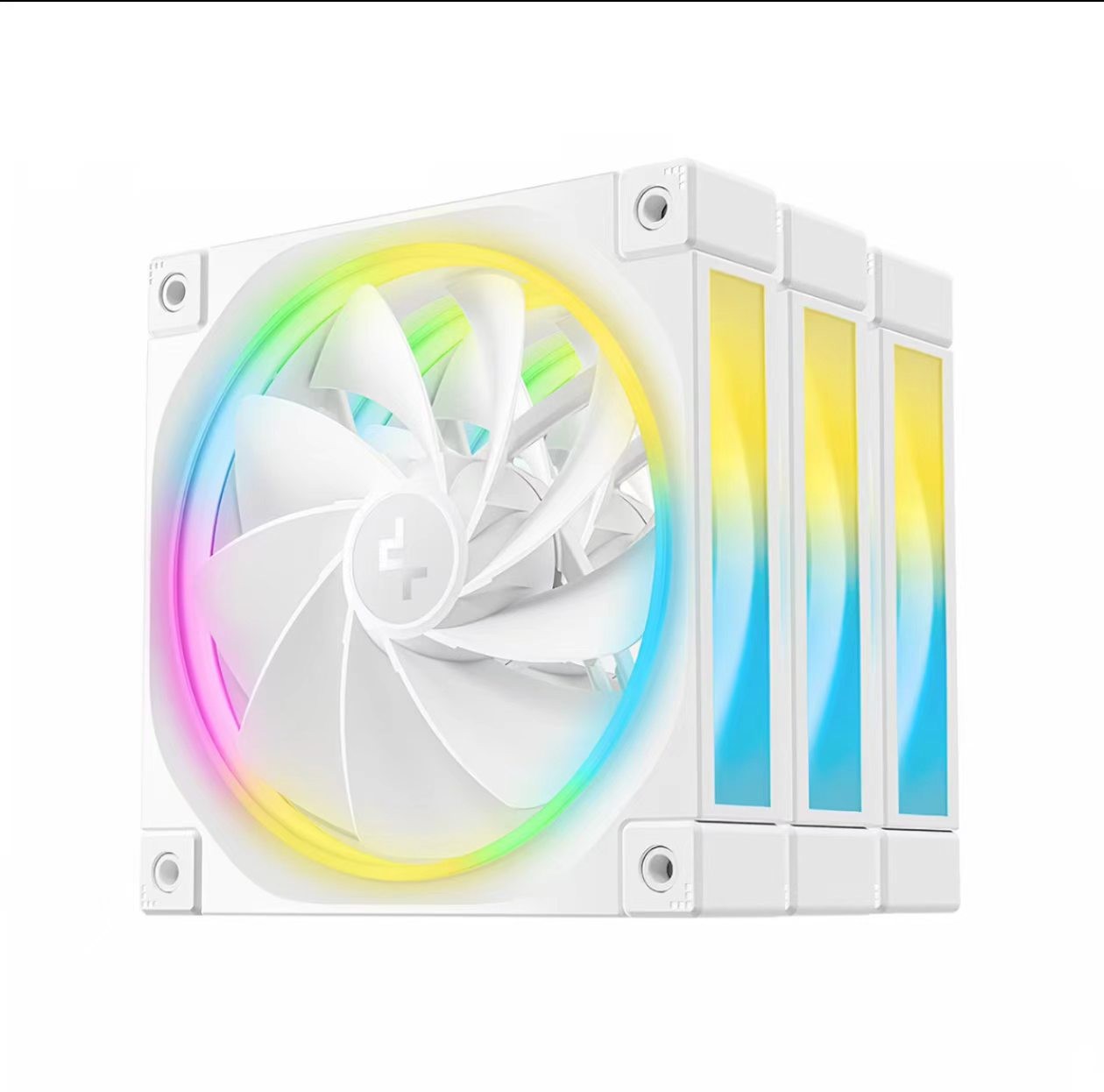DeepCool FL12R 3 IN 1 White RGB Reverse Fan Quiet cooling fan