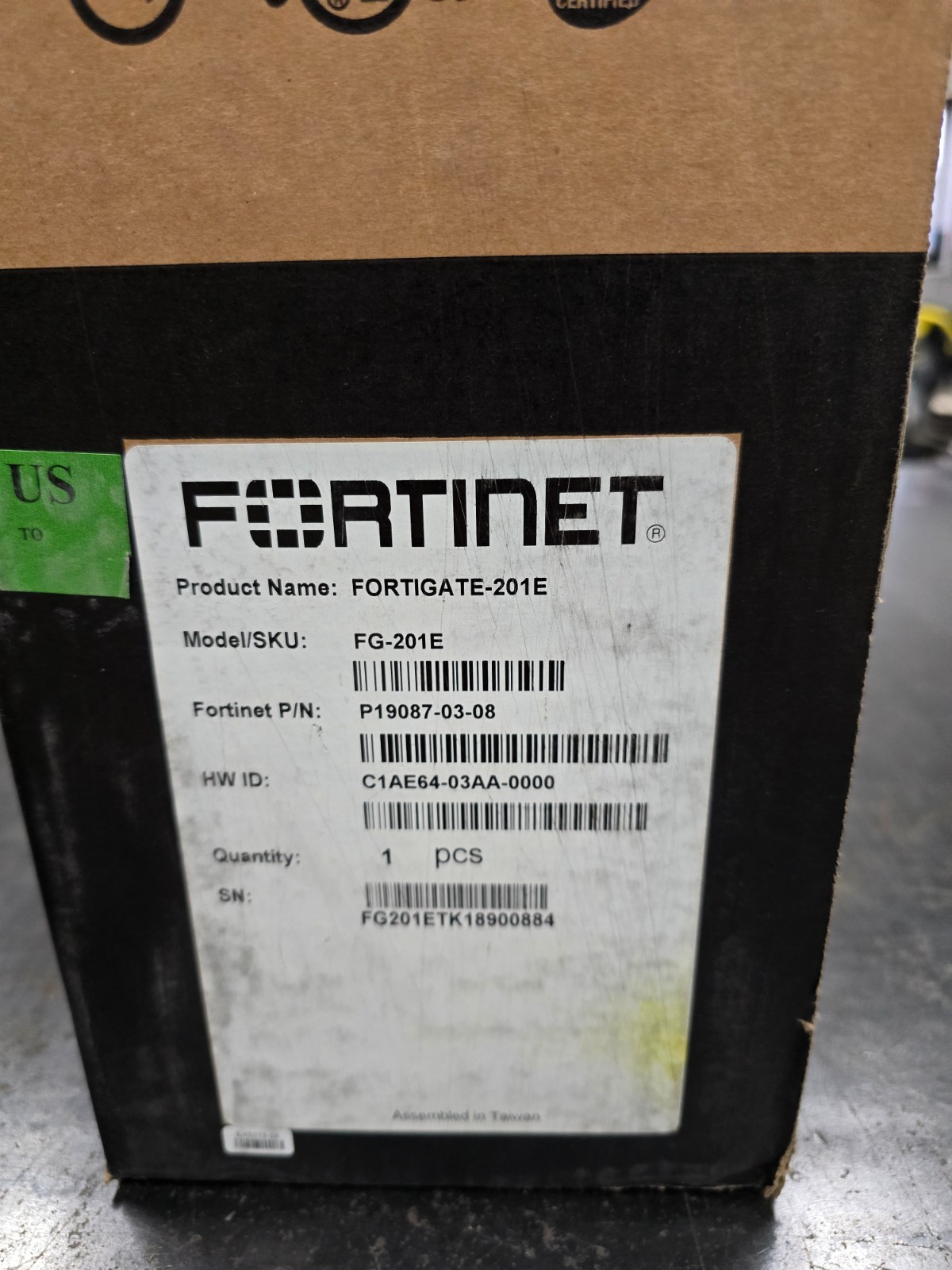 Fortinet Fortigate FG-201E Network Security Firewall