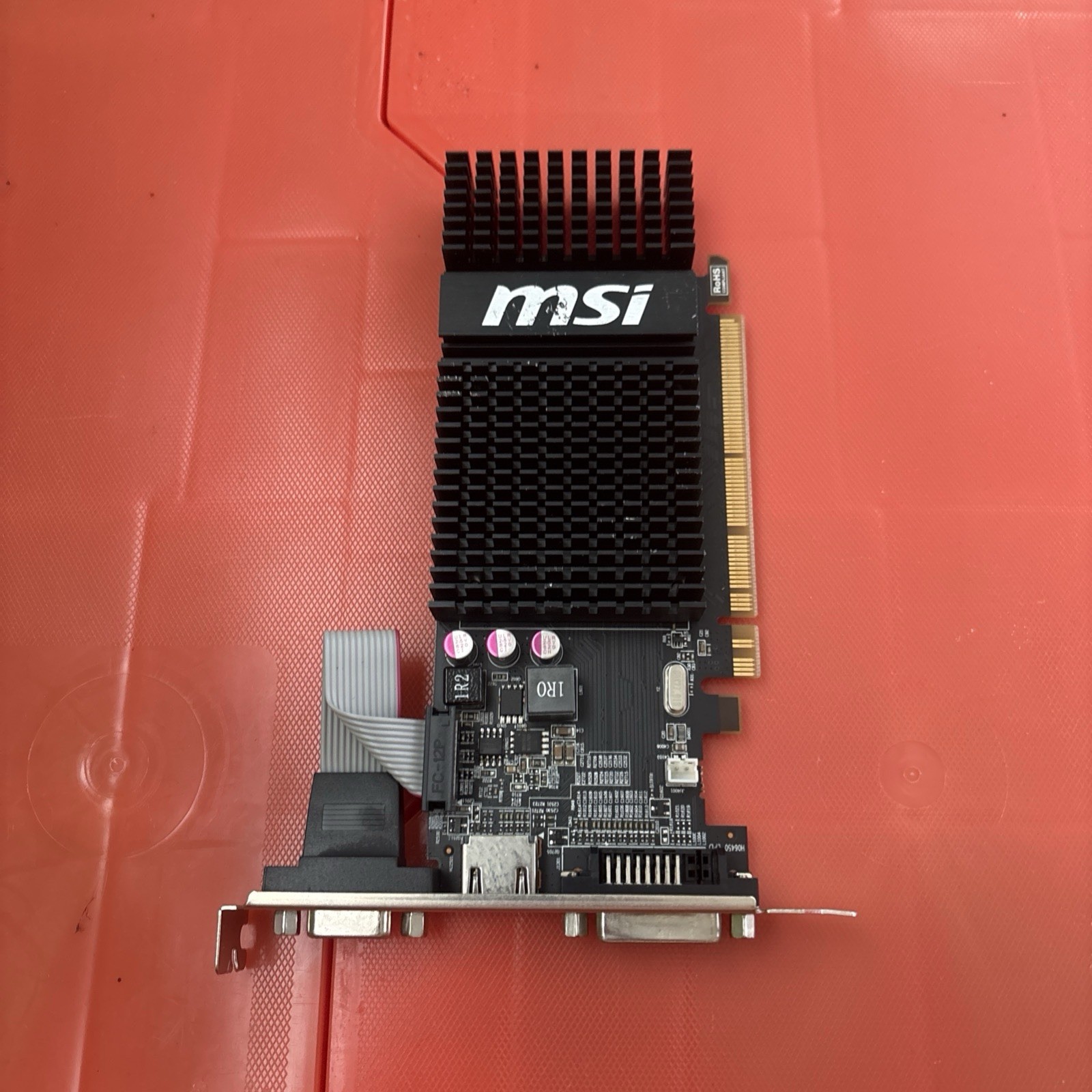 MSI Radeon HD 6450 2GB DDR3 Graphics Card R6450-2GD3H/LP Silent Low Profile GPU