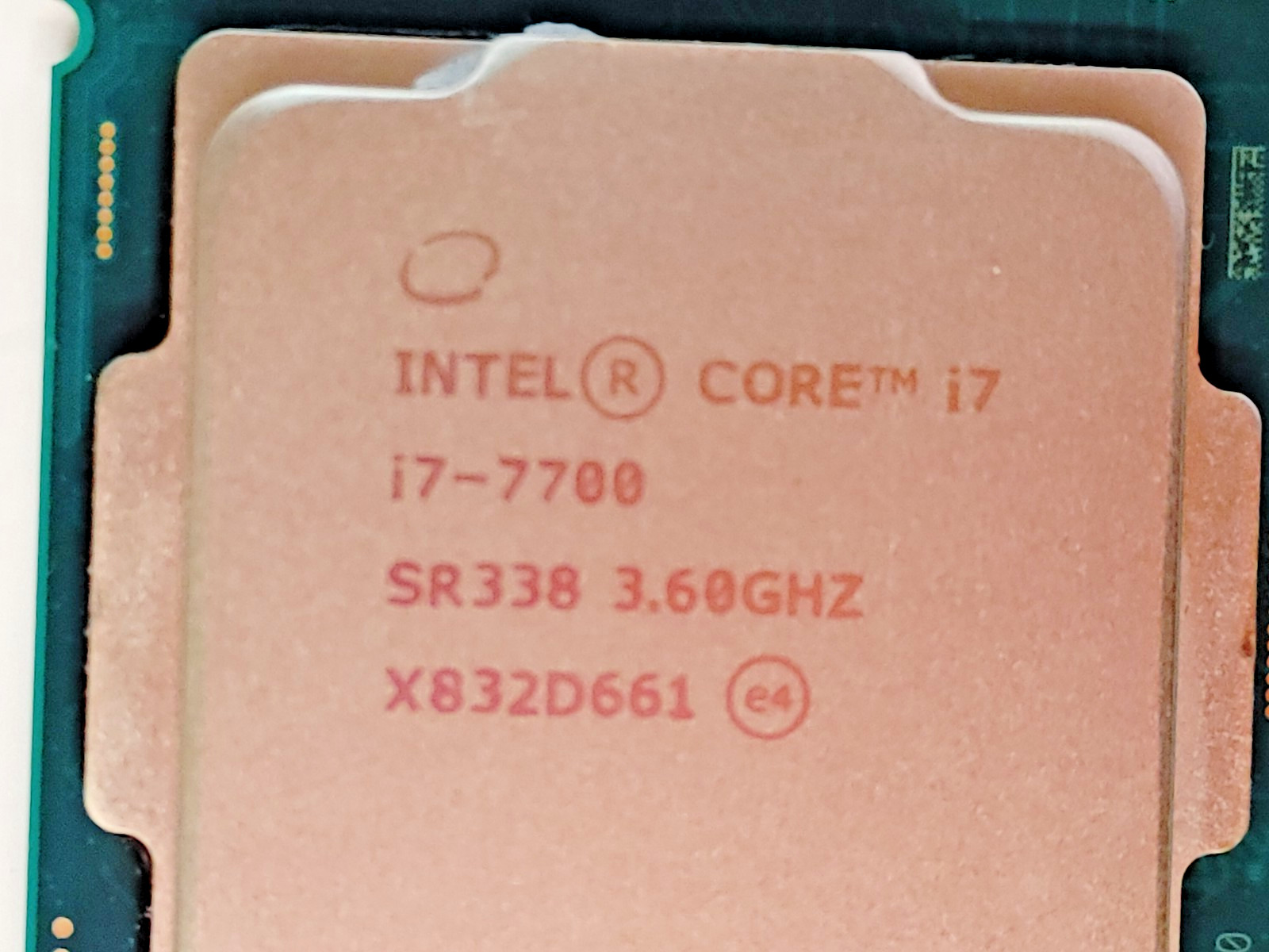 Intel Core i7-7700 ,SR338, 3.60GHz,  Processor (X832D661) CPU
