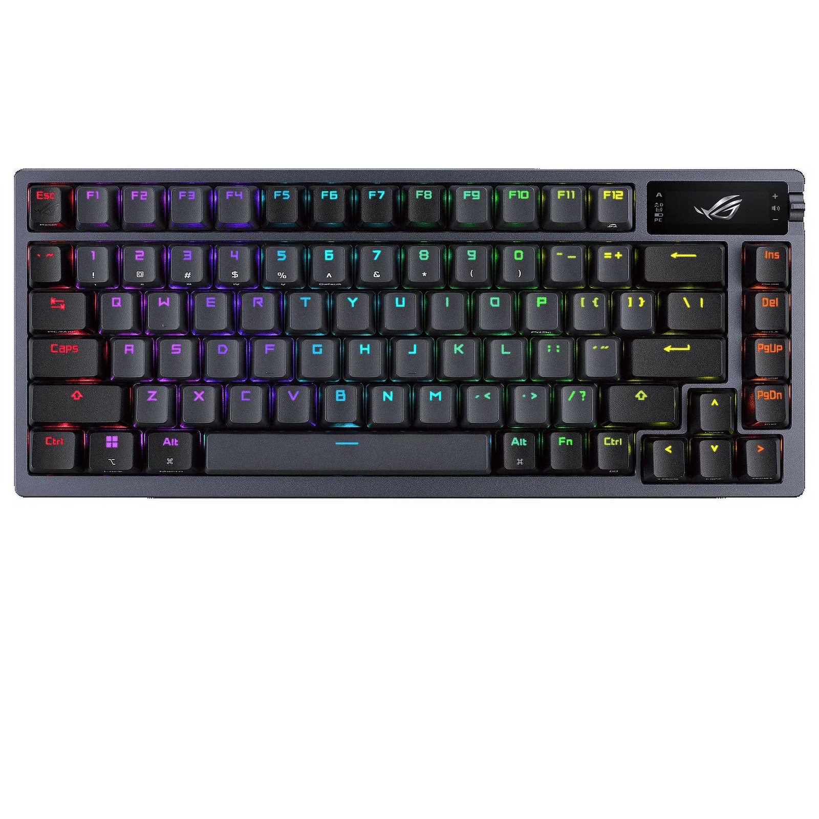 ASUS ROG Azoth 75% Wireless DIY Custom Gaming Keyboard, ROG NX Red, Black