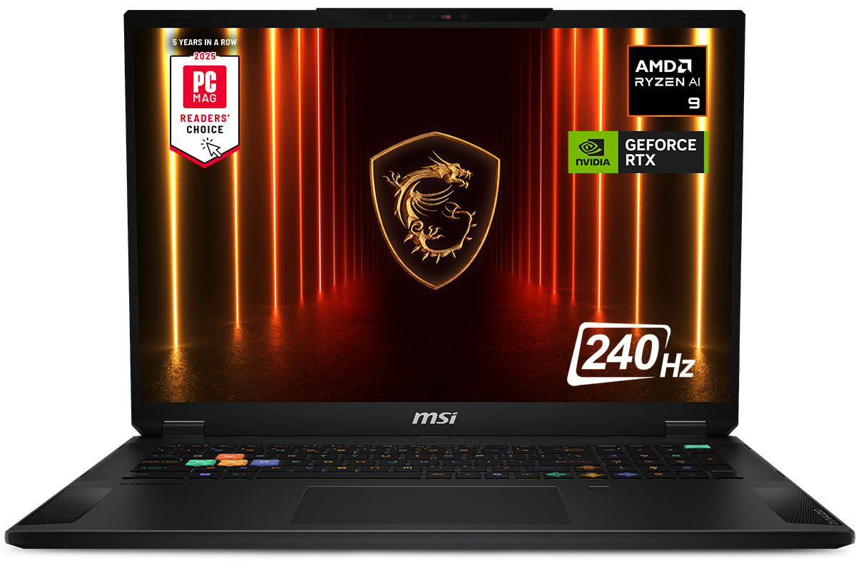 MSI - Stealth A18 AI+ - Copilot+- 18 in QHD+ Ryzen AI R9-365 32GB RAM 1TB SSD