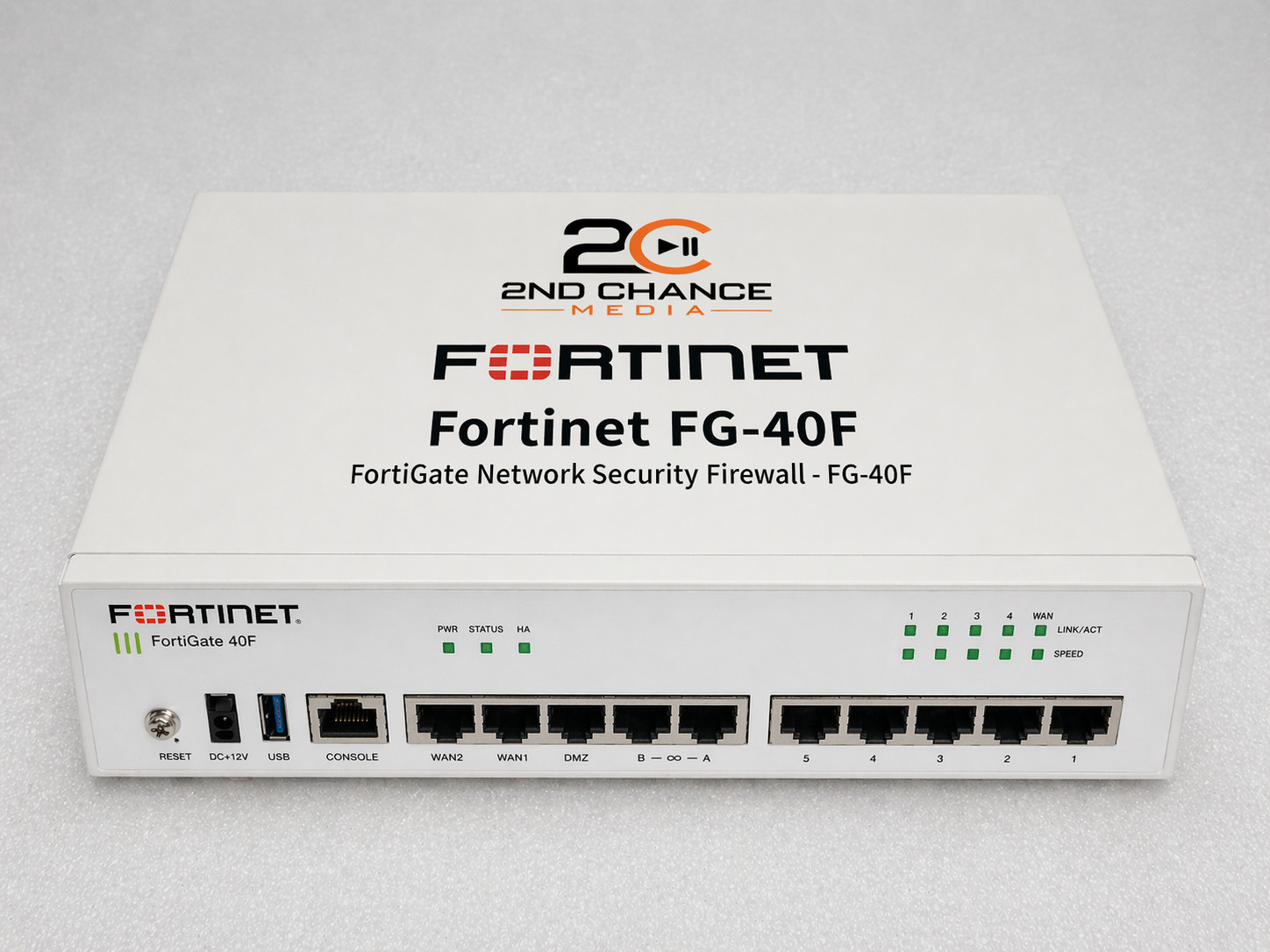 Fortinet FortiGate Network Security Firewall - FG-40F  UNCLAIMED