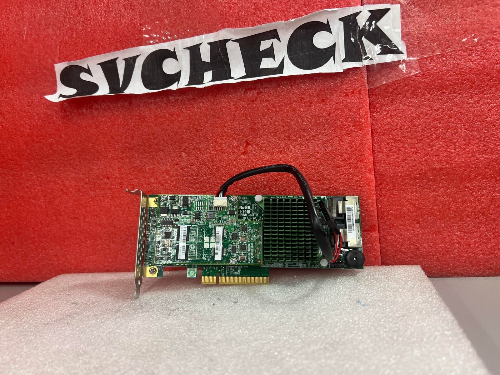 Supermicro AOC-S2208L-H8IR with MR LSICVM01 Express raid controller